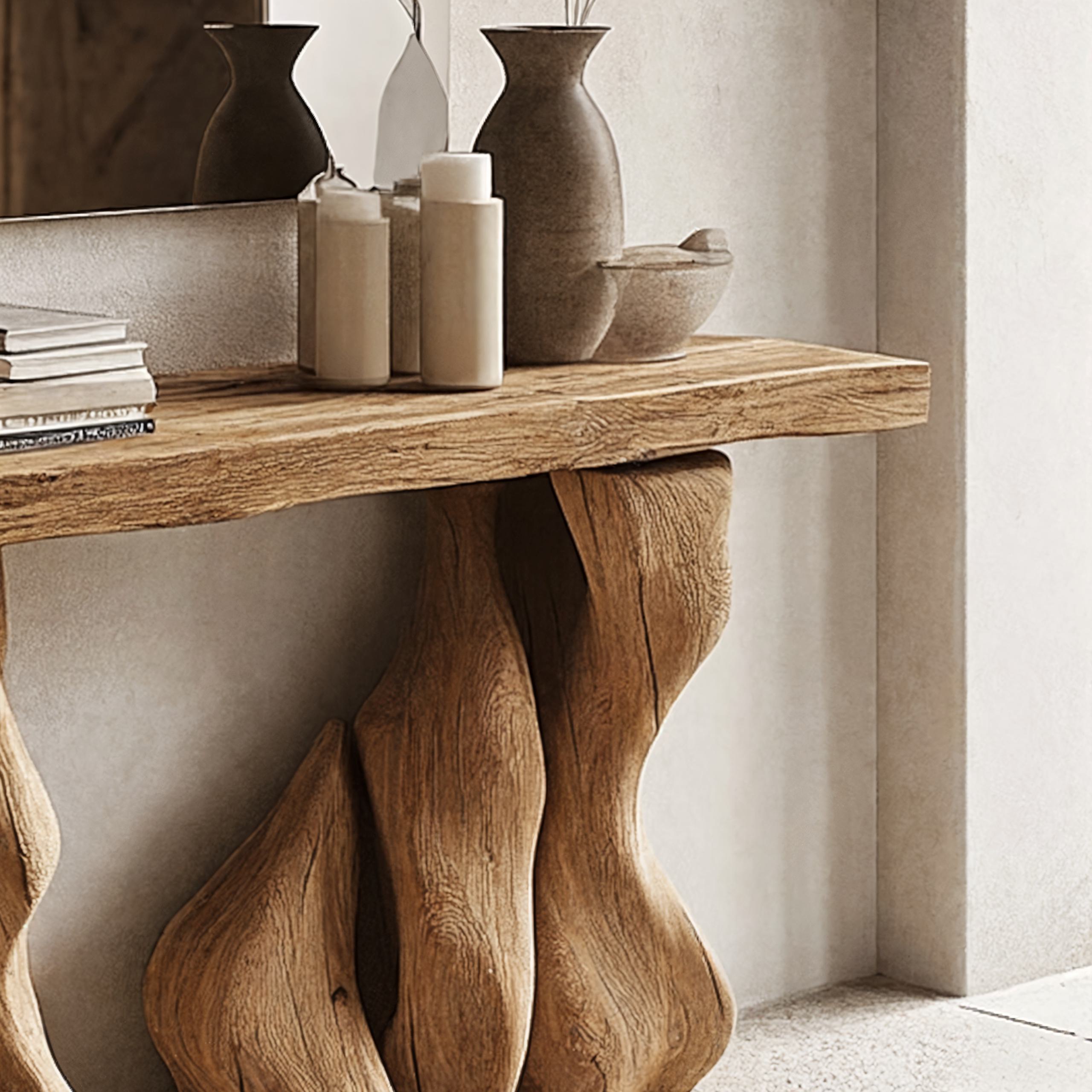 Rustic Entry Console Table SILDTCS028