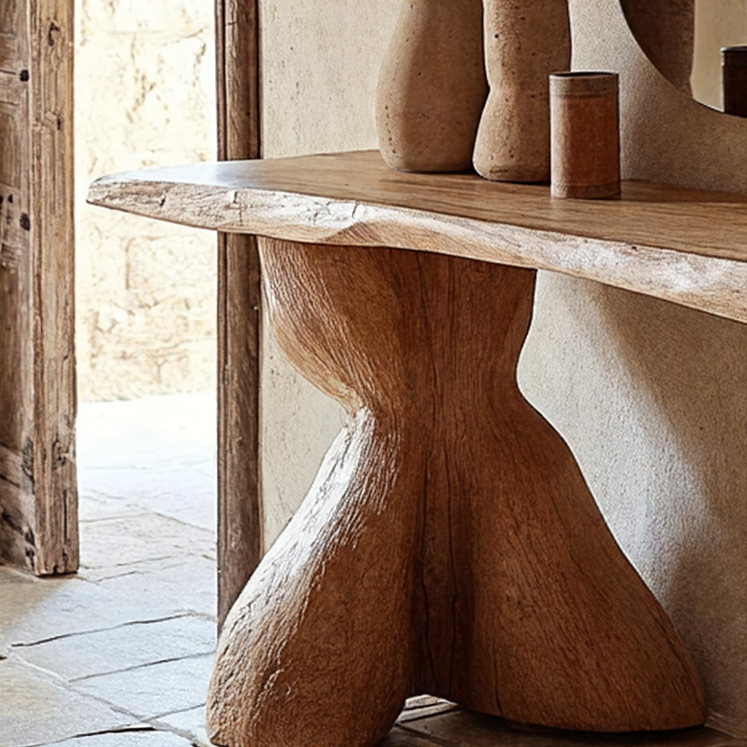 Entry Console Table Solid Wood SILDTCS029