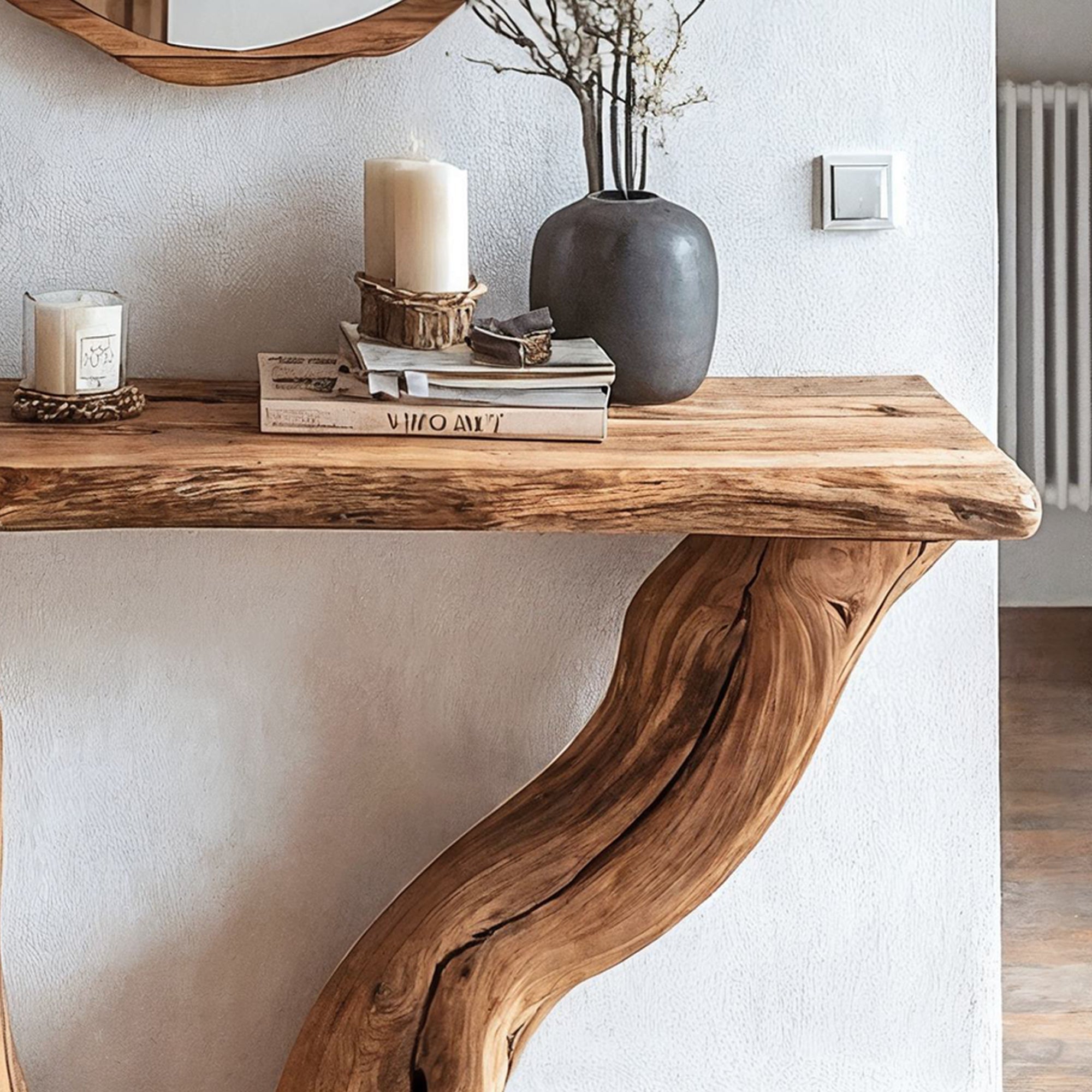 Entryway Console Table Handcrafted SILDTCS050