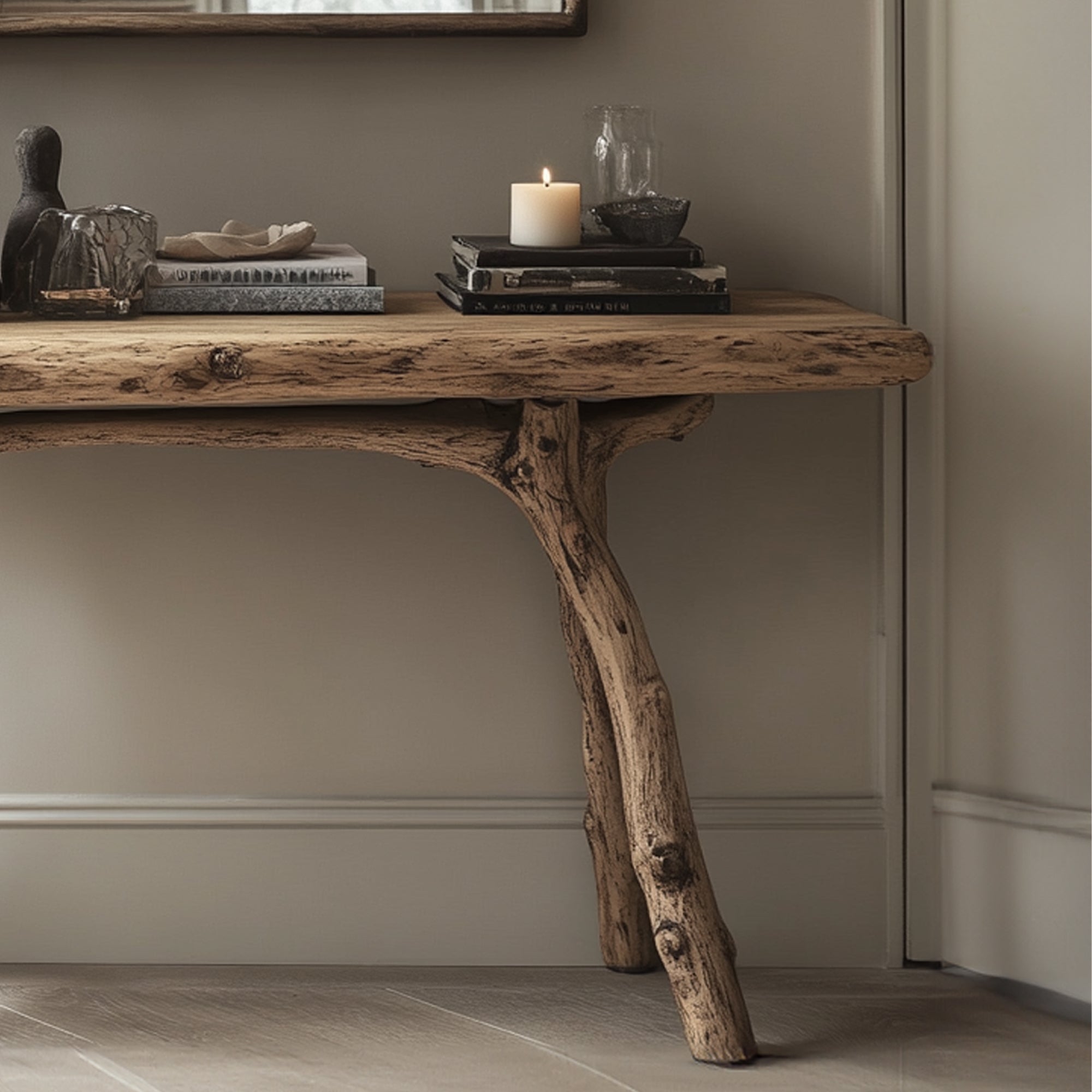 Curve Console Table Handcraft SILDTCS044