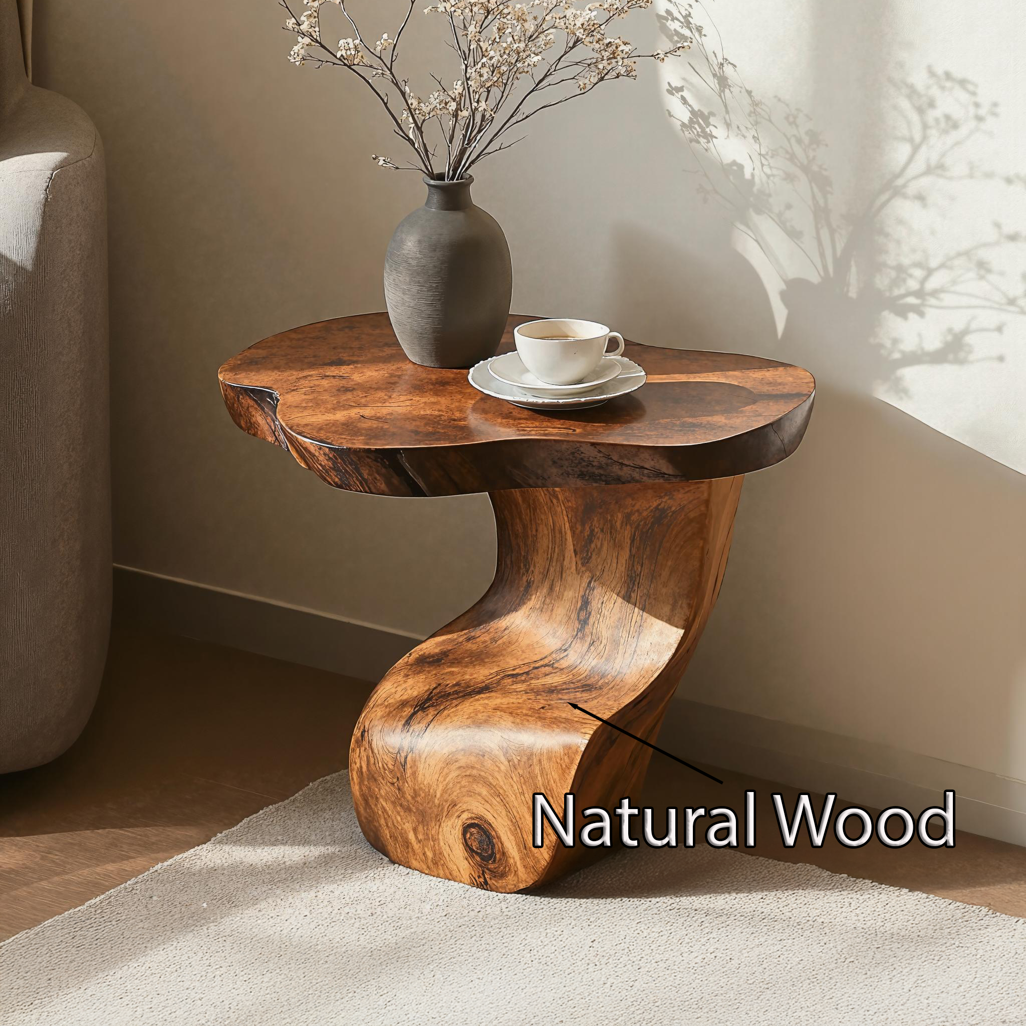 Modern Wood End Table For A Functional And Stylish Living Area SILDTEN117