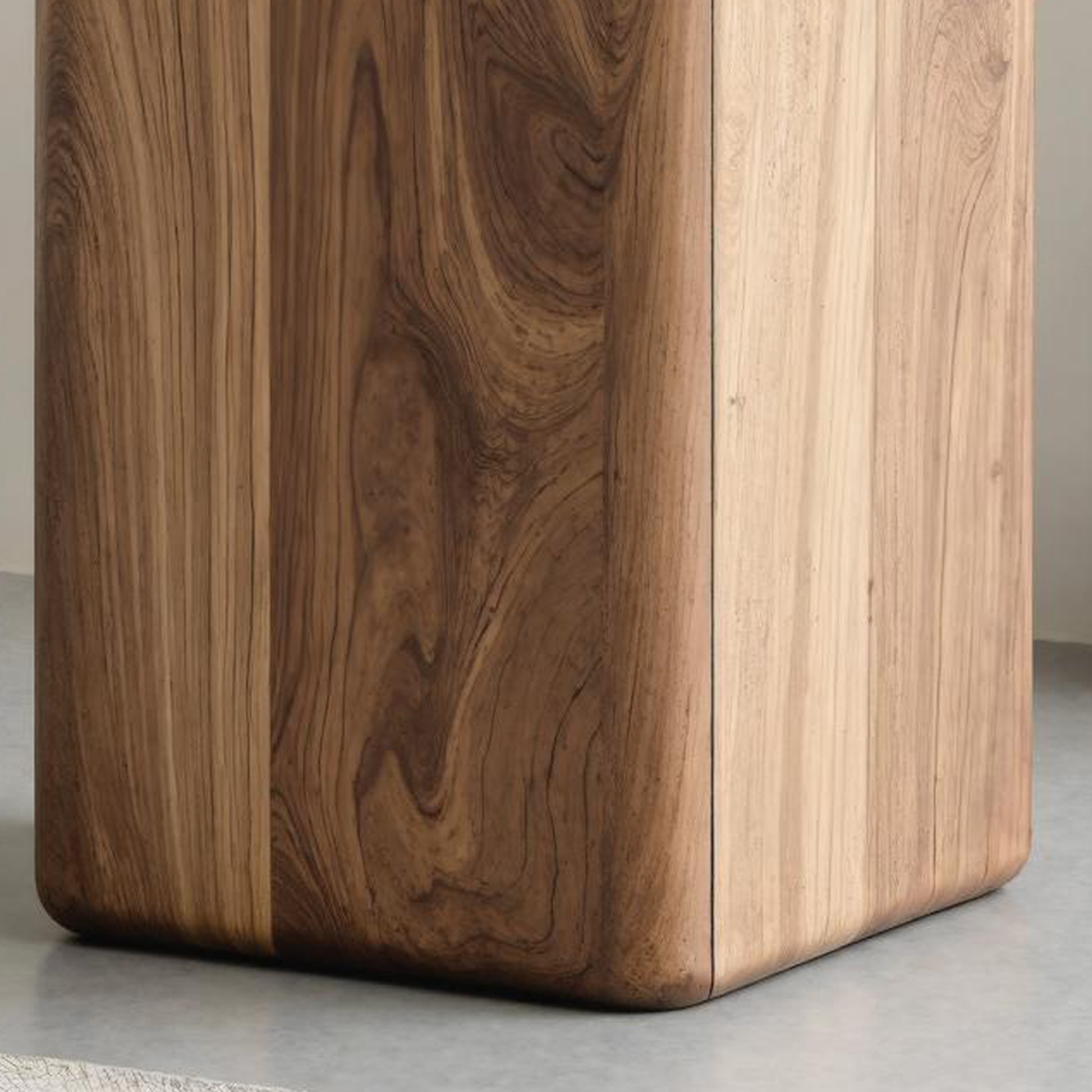 Mid Century Wood Box For Bedroom Storage And Decor Accent SILDTSBN009
