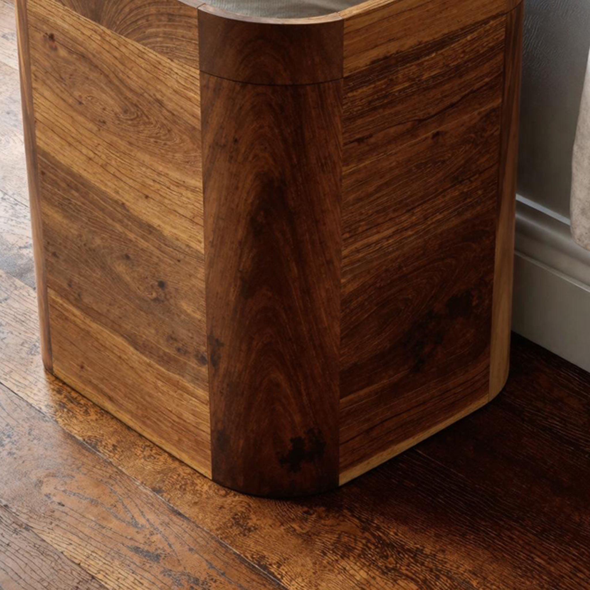 Farmhouse Solid Wood Box For Entryway And Home Decor SILDTSBN011