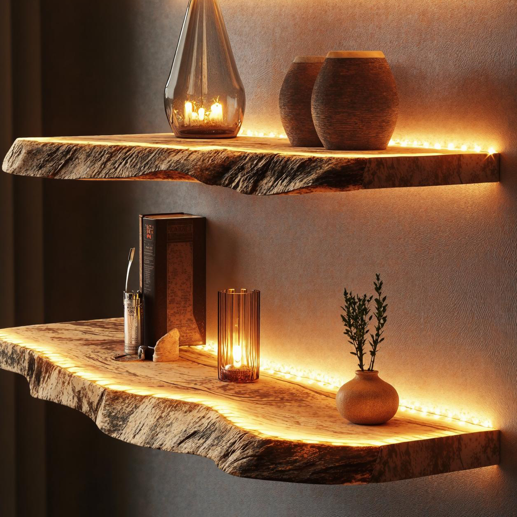 Handcrafted Wooden Floating Shelf For Wall Organization SILDTFL149