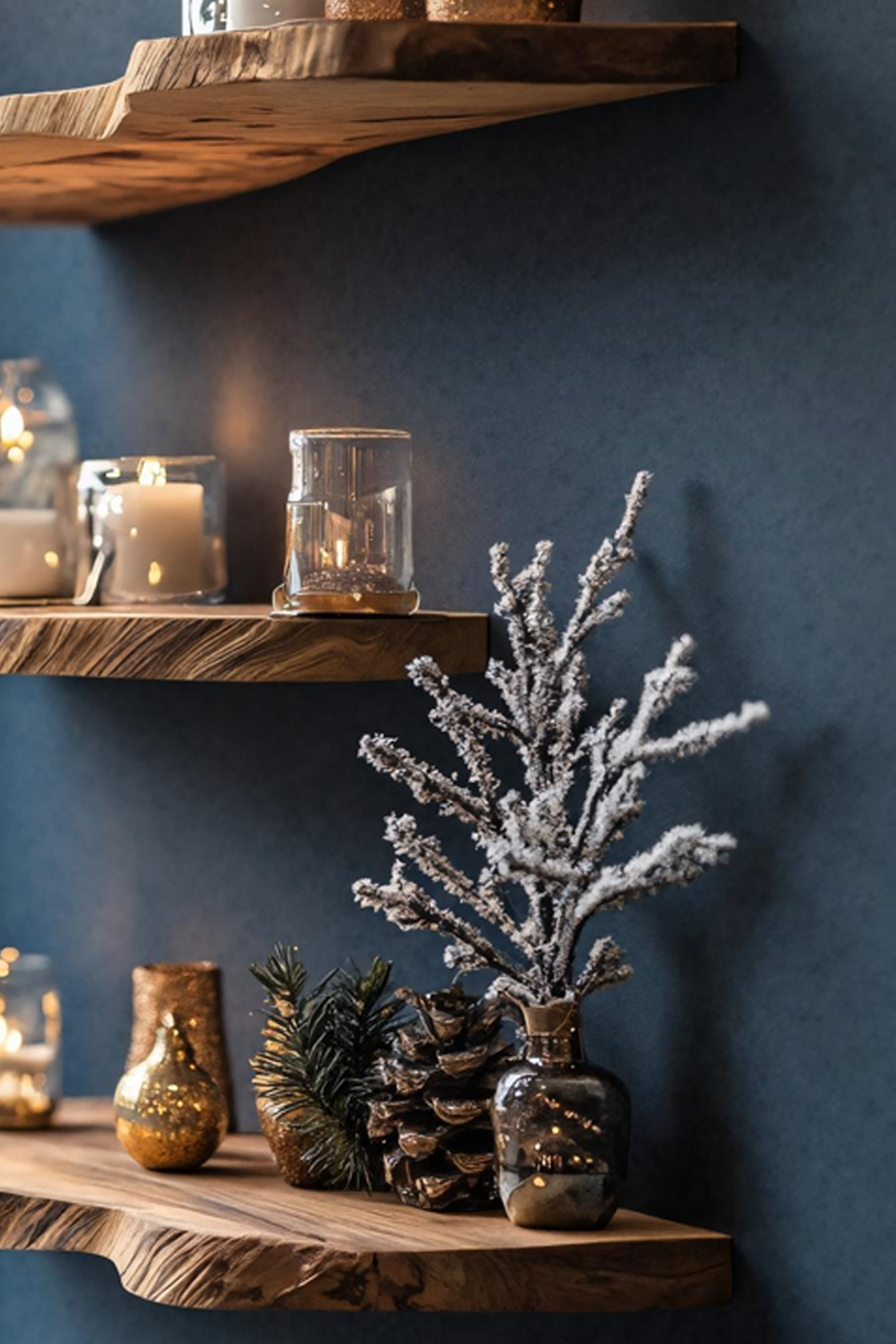 Modern Wooden Floating Shelf For Living Room Festive Furniture SILDTTNCFL004