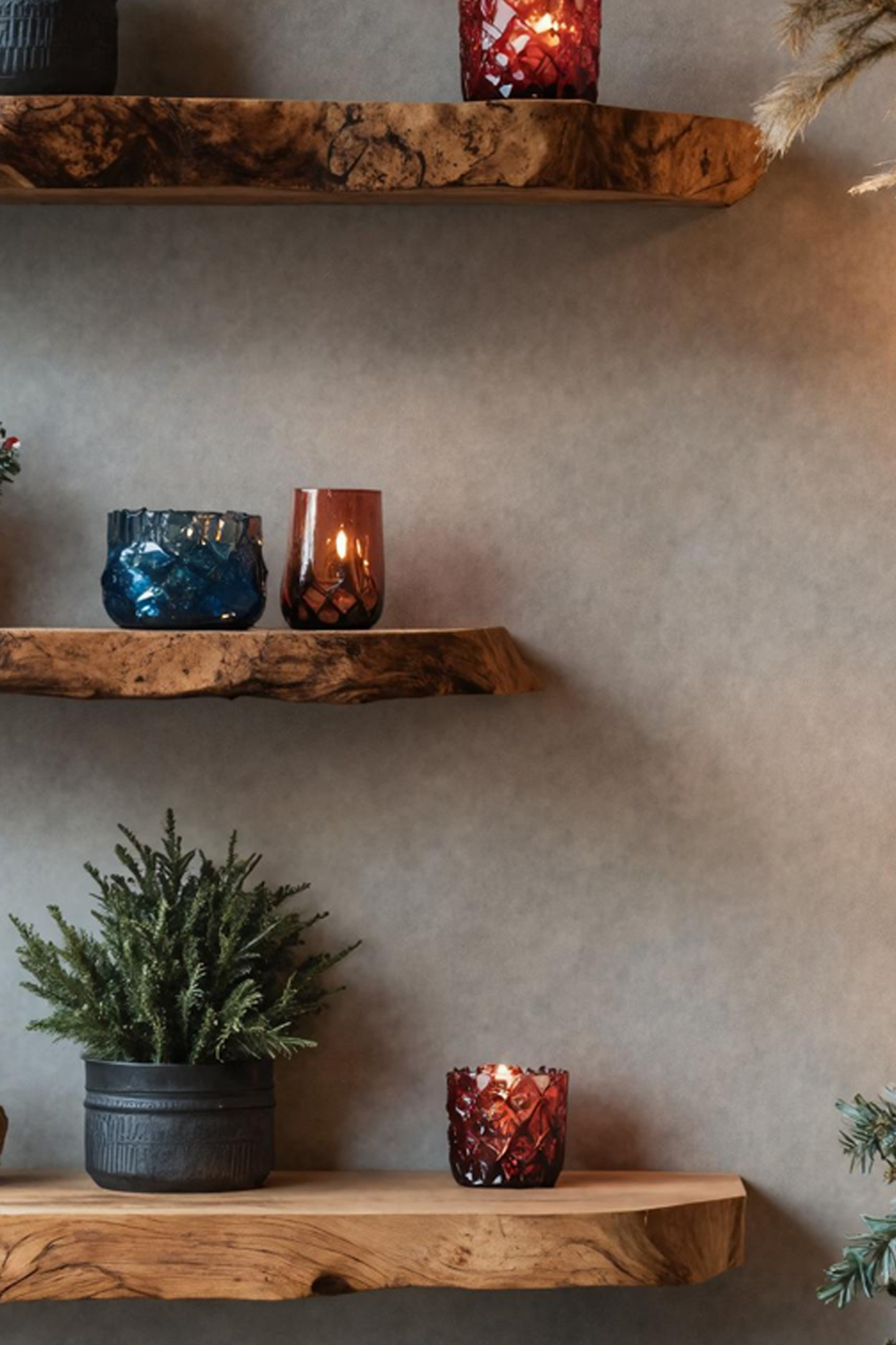 Modern Wooden Floating Shelf For Holiday Furniture Living Room SILDTTNCFL024