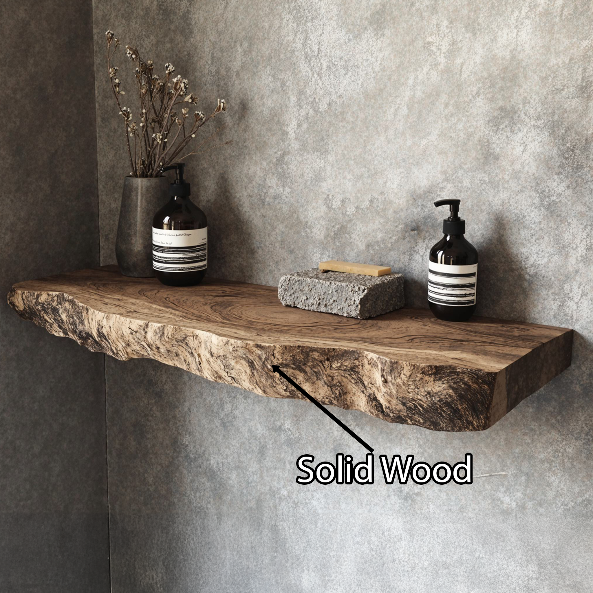 Live Edge Shelves Wall Shelves Living Room Home SILDTFL049
