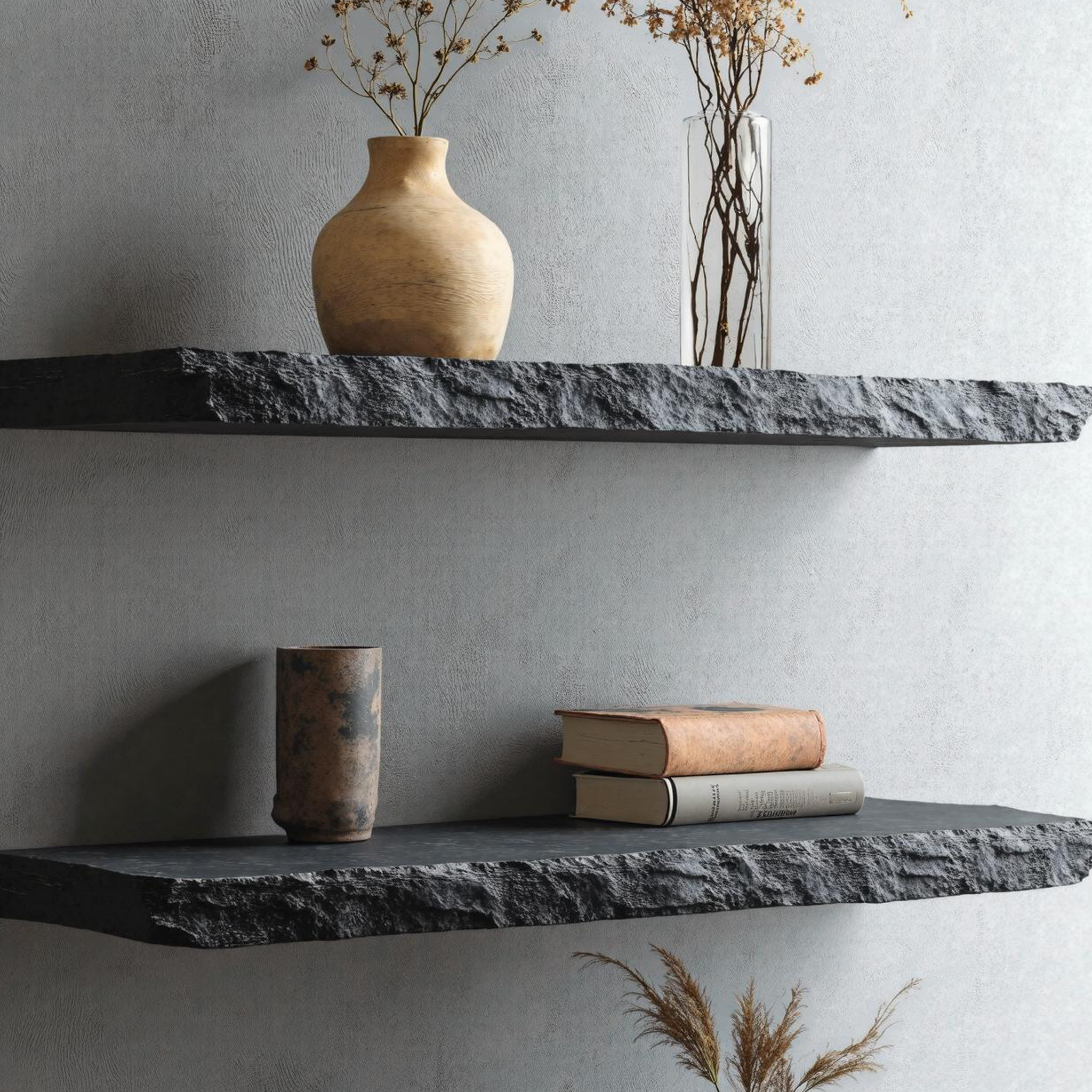 Stylish Live Edge Wooden Floating Shelf For Home Accents SILDTFL152