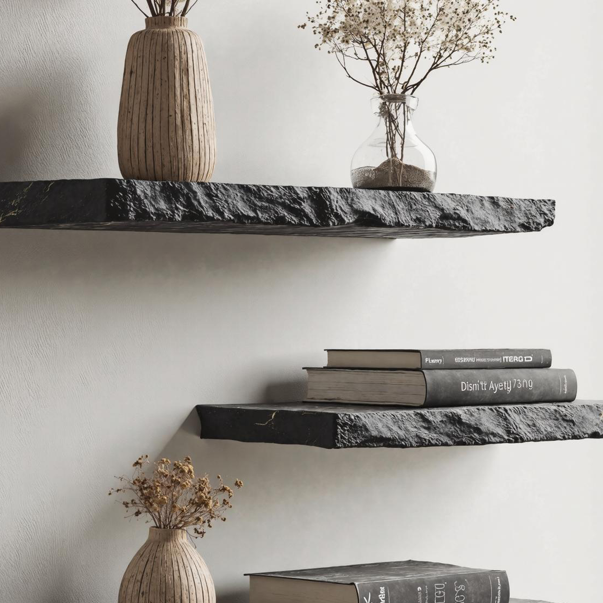 Rustic Floating Shelf With Live Edge For Natural Home Decor SILDTFL150