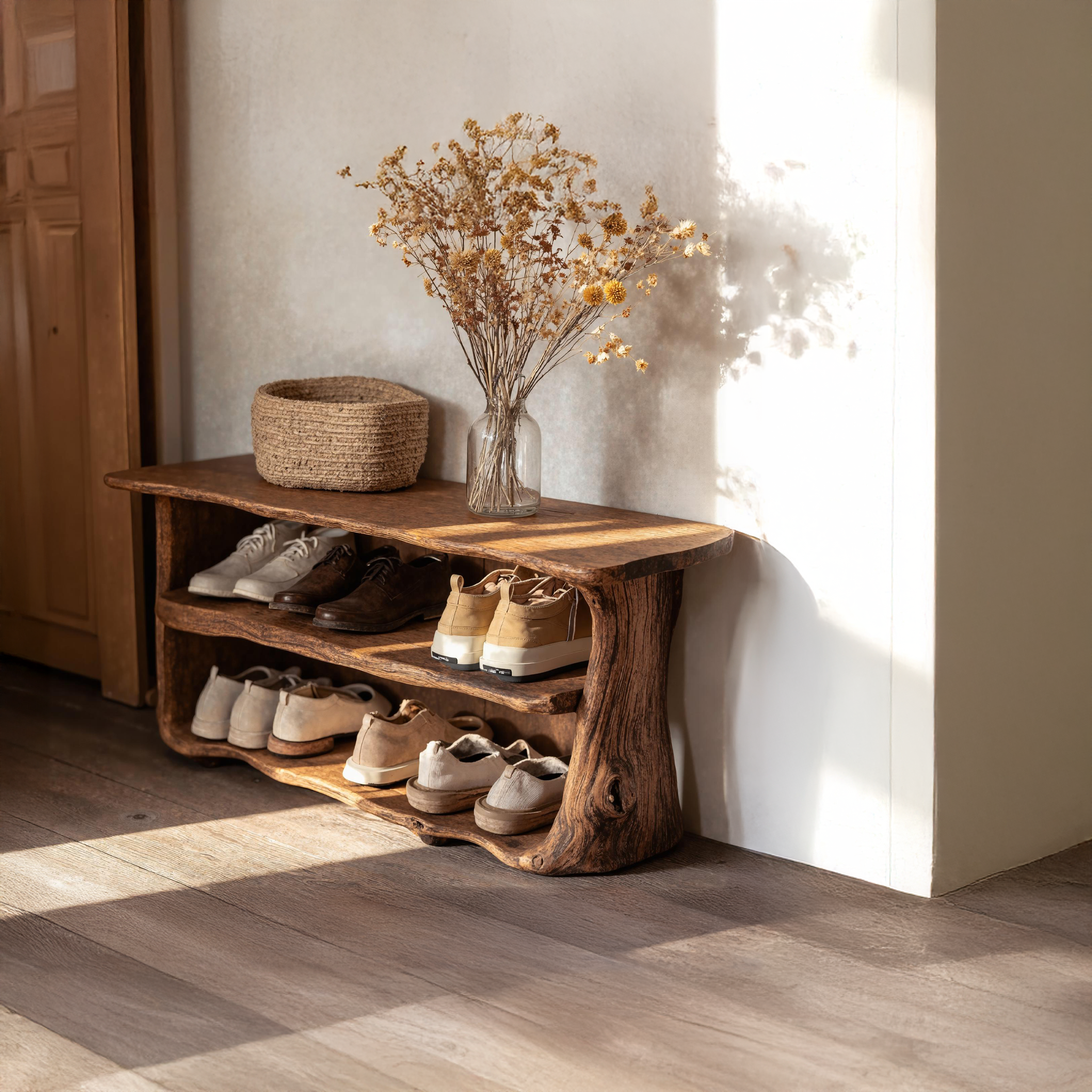 Space-Saving Entryway Shoe Bench For Modern Homes SILDTSHB014