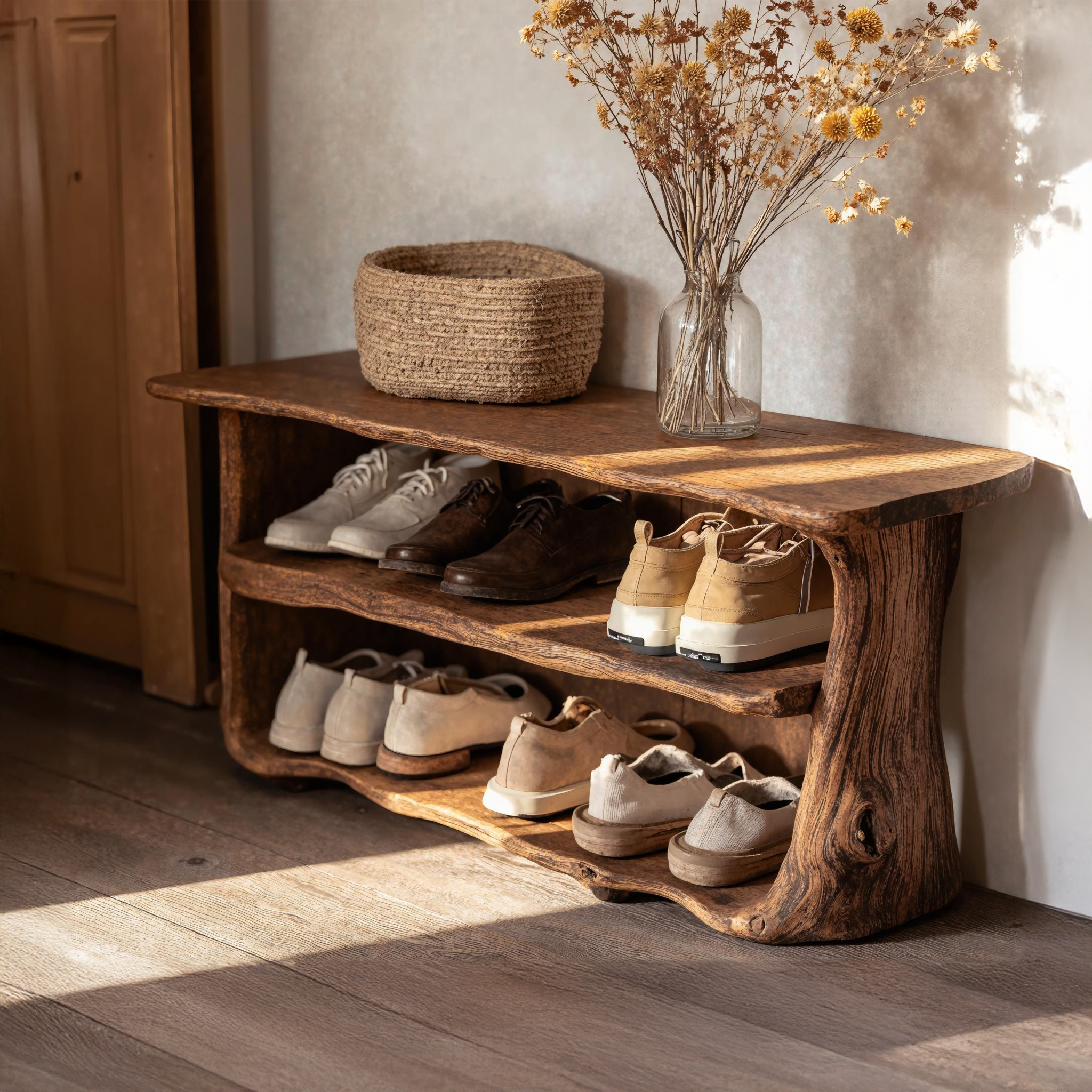 Space-Saving Entryway Shoe Bench For Modern Homes SILDTSHB014