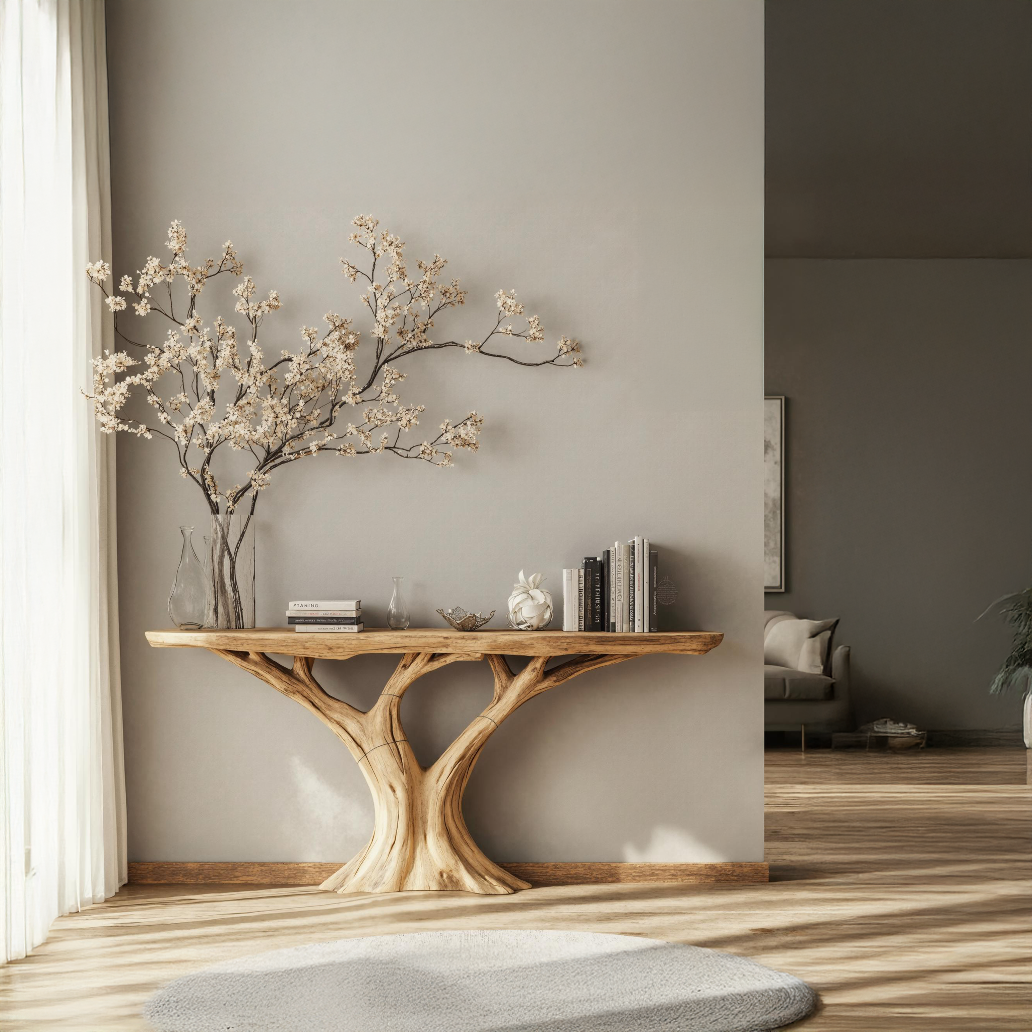 Elegant Wood Console Table to Enhance Your Home Interior Design SILDTCS171