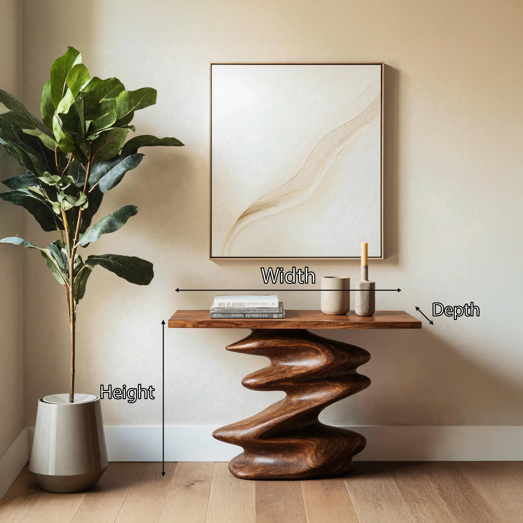 Handcrafted Unique Console Table Furniture Decor SILDTTRCS228