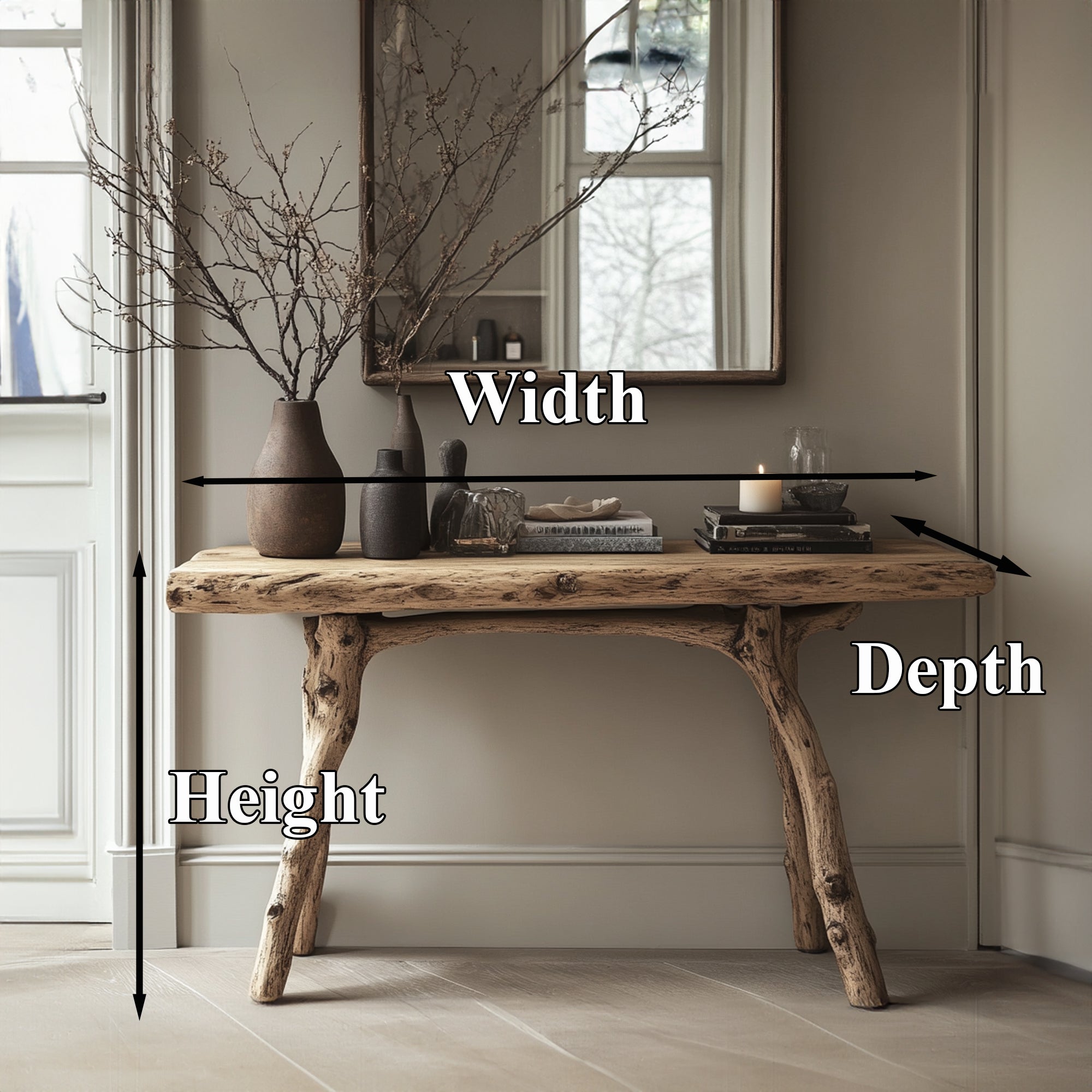 Curve Console Table Handcraft SILDTCS044