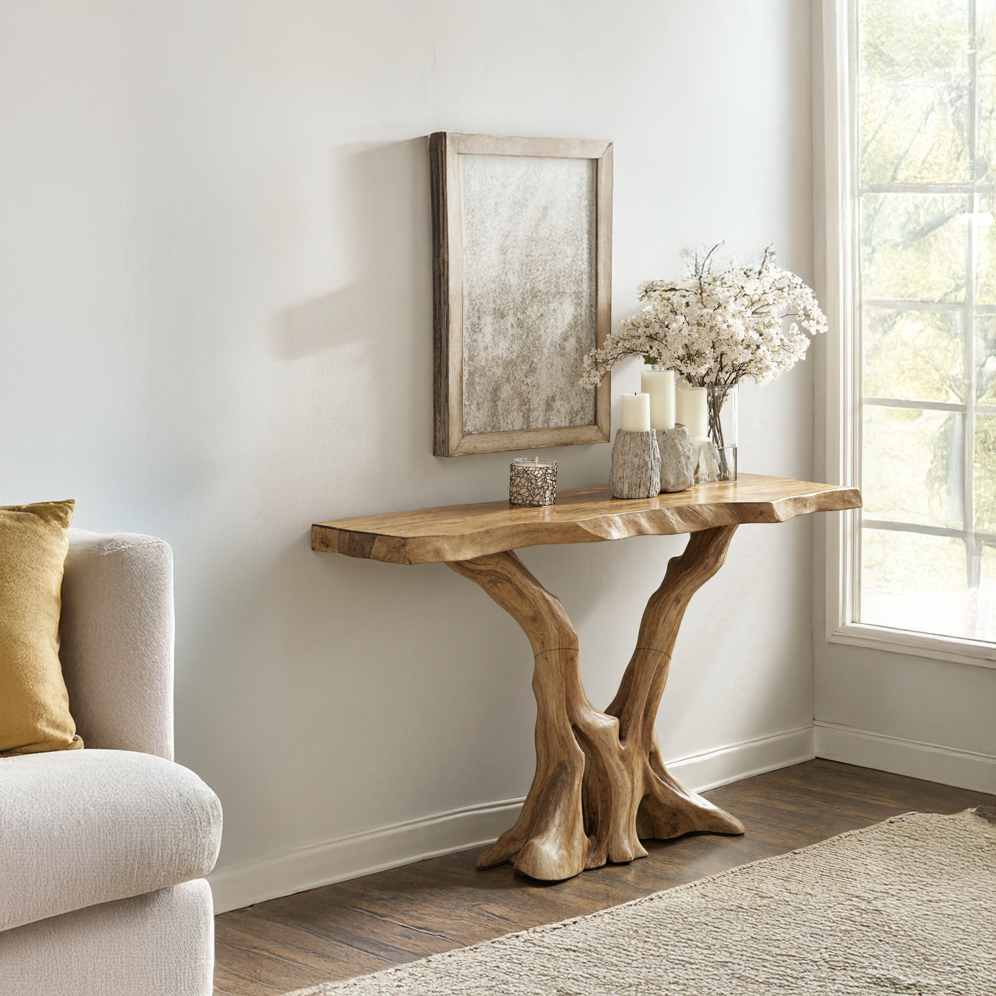 Farmhouse Console Table For A Cozy And Stylish Home Environment SILDTCS179