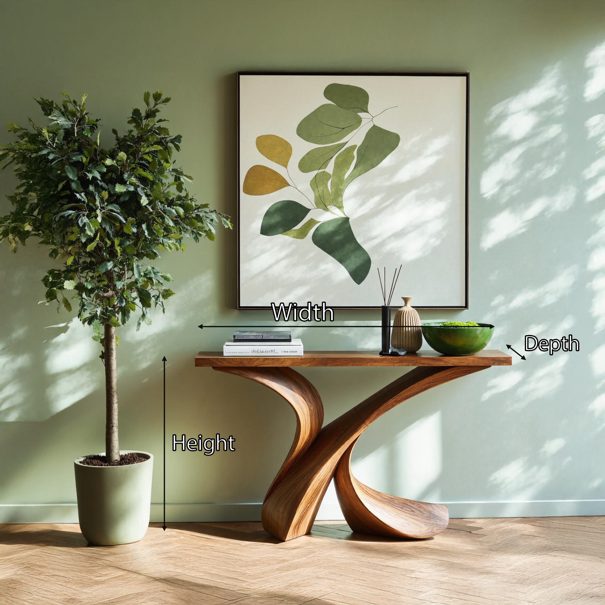 Rustic Wood Console Table Entryway Design SILDTTRCS225
