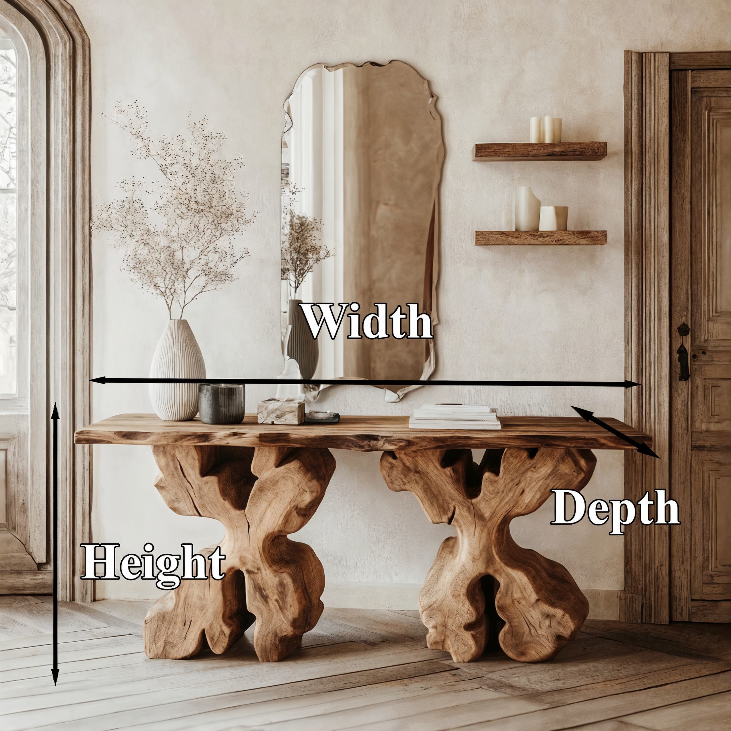 Living Edge Console Table SILDTCS032