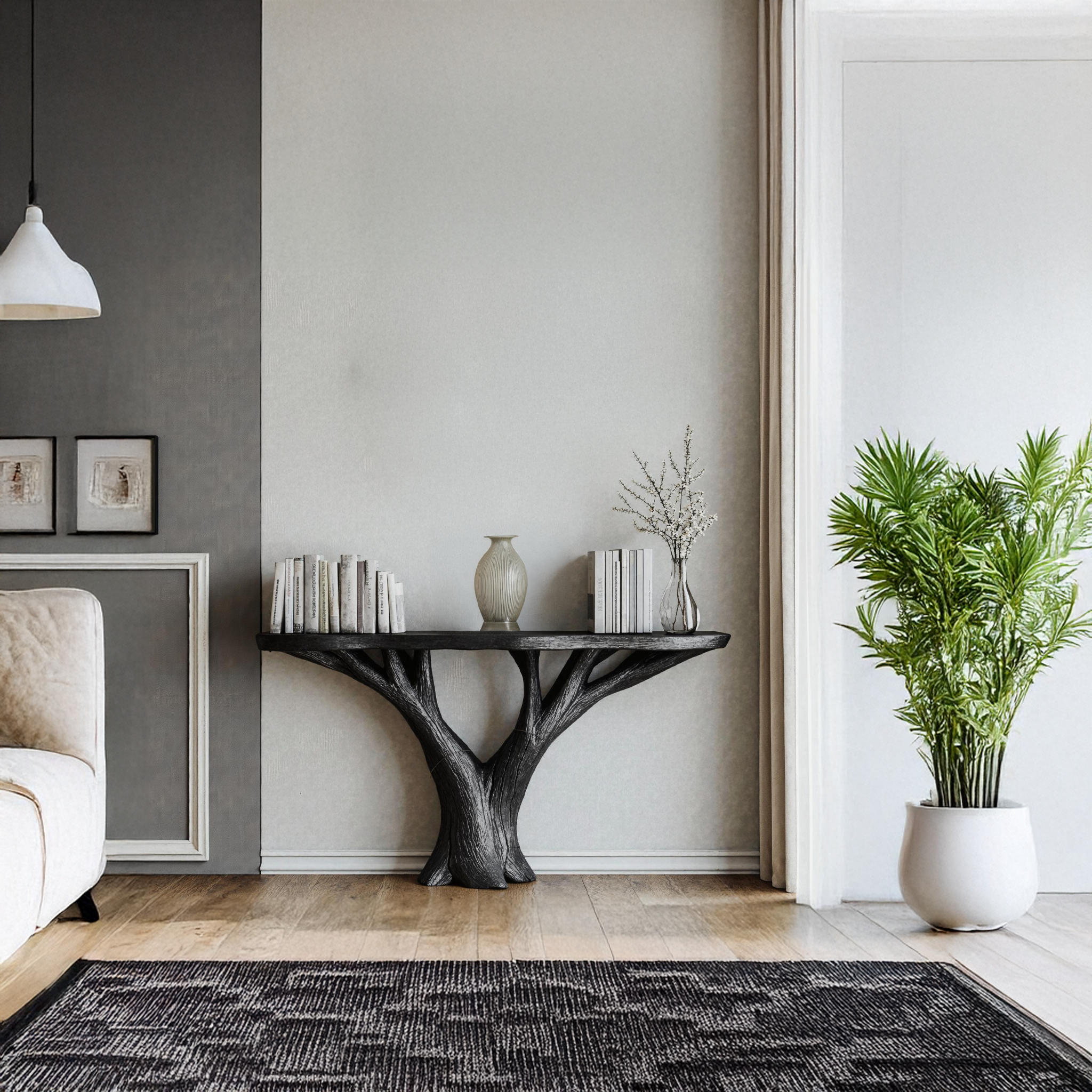 Practical Wood Console Table For Small Entryway Organization SILDTCS189