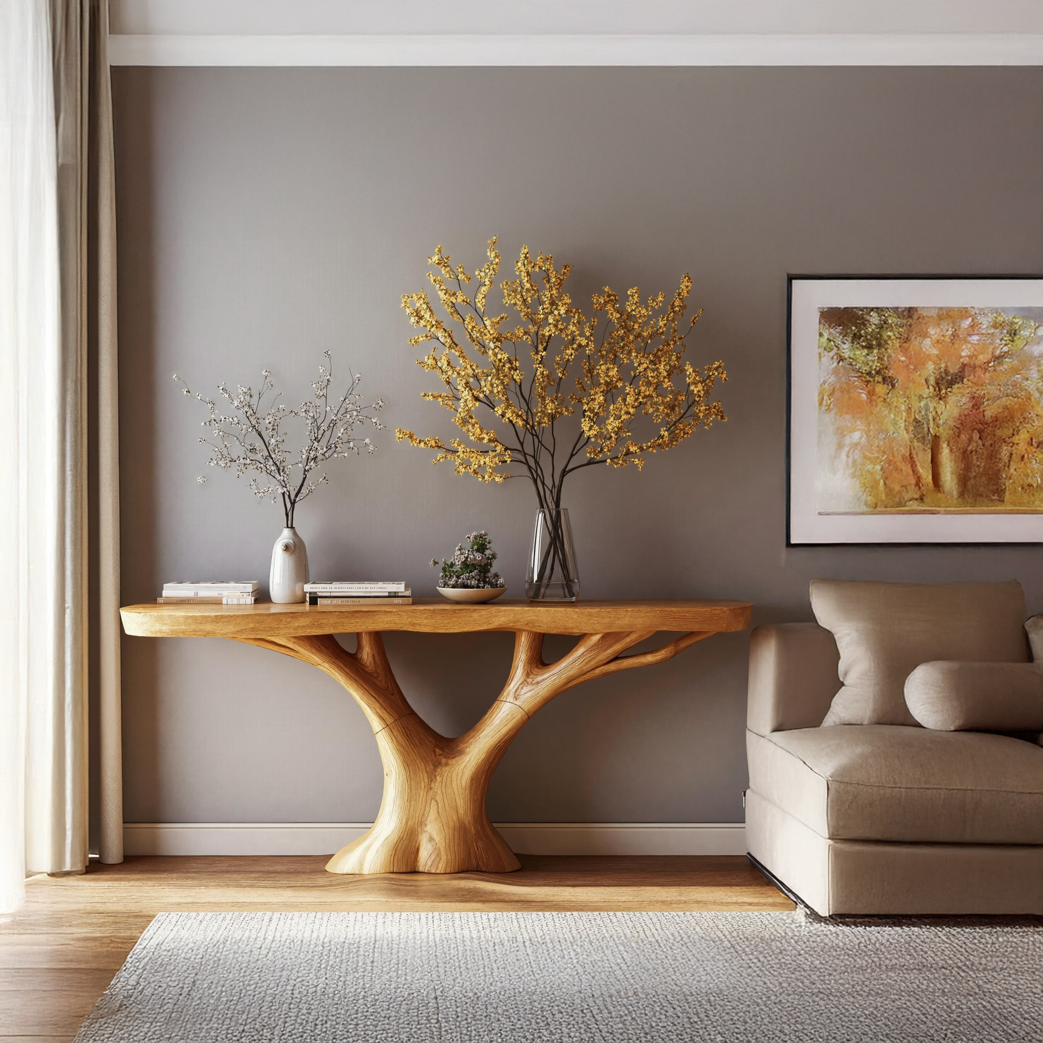 Elegant Wood Console Table to Add Warmth To Your Living Space SILDTCS200