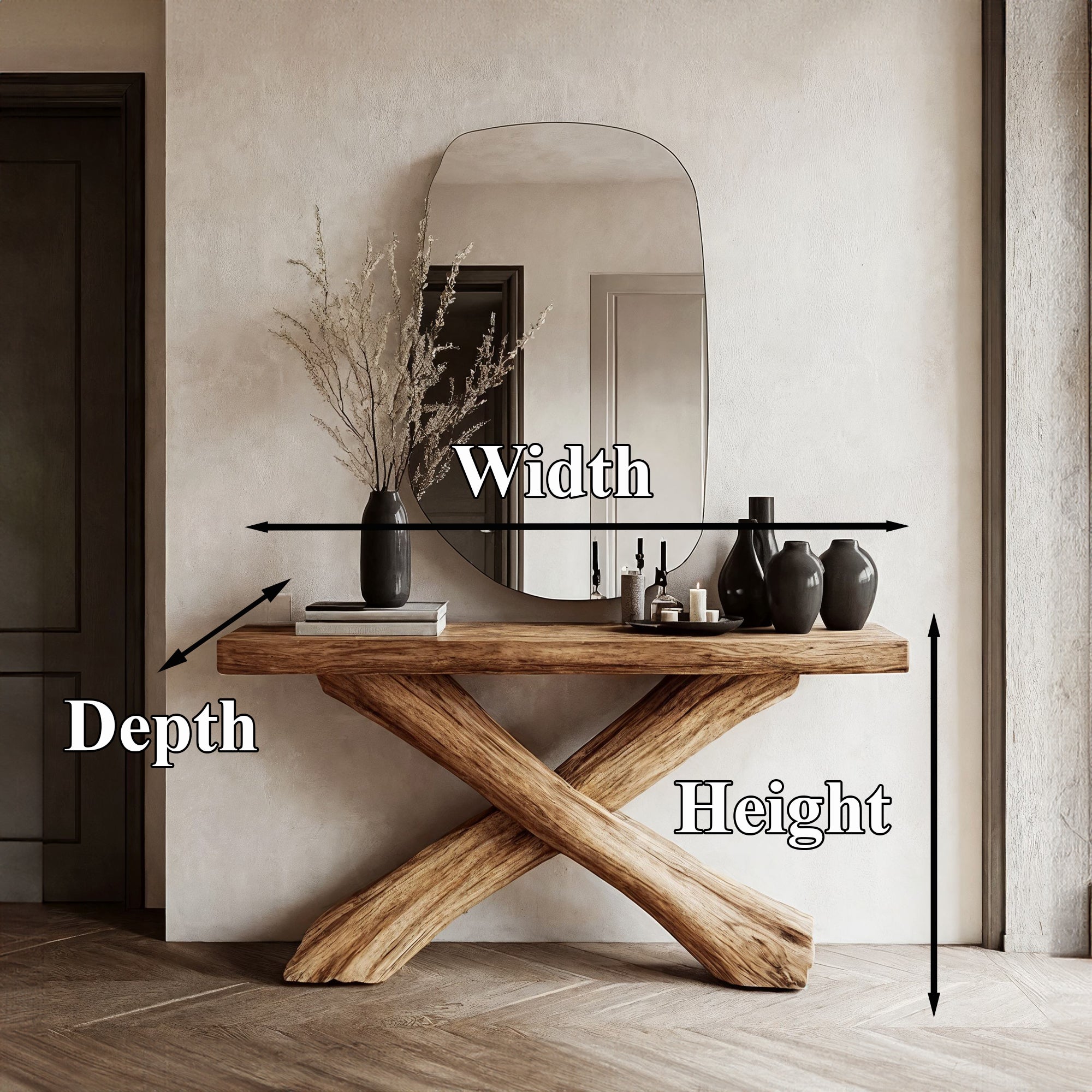 Hallway Console Table Handcrafted SILDTCS047