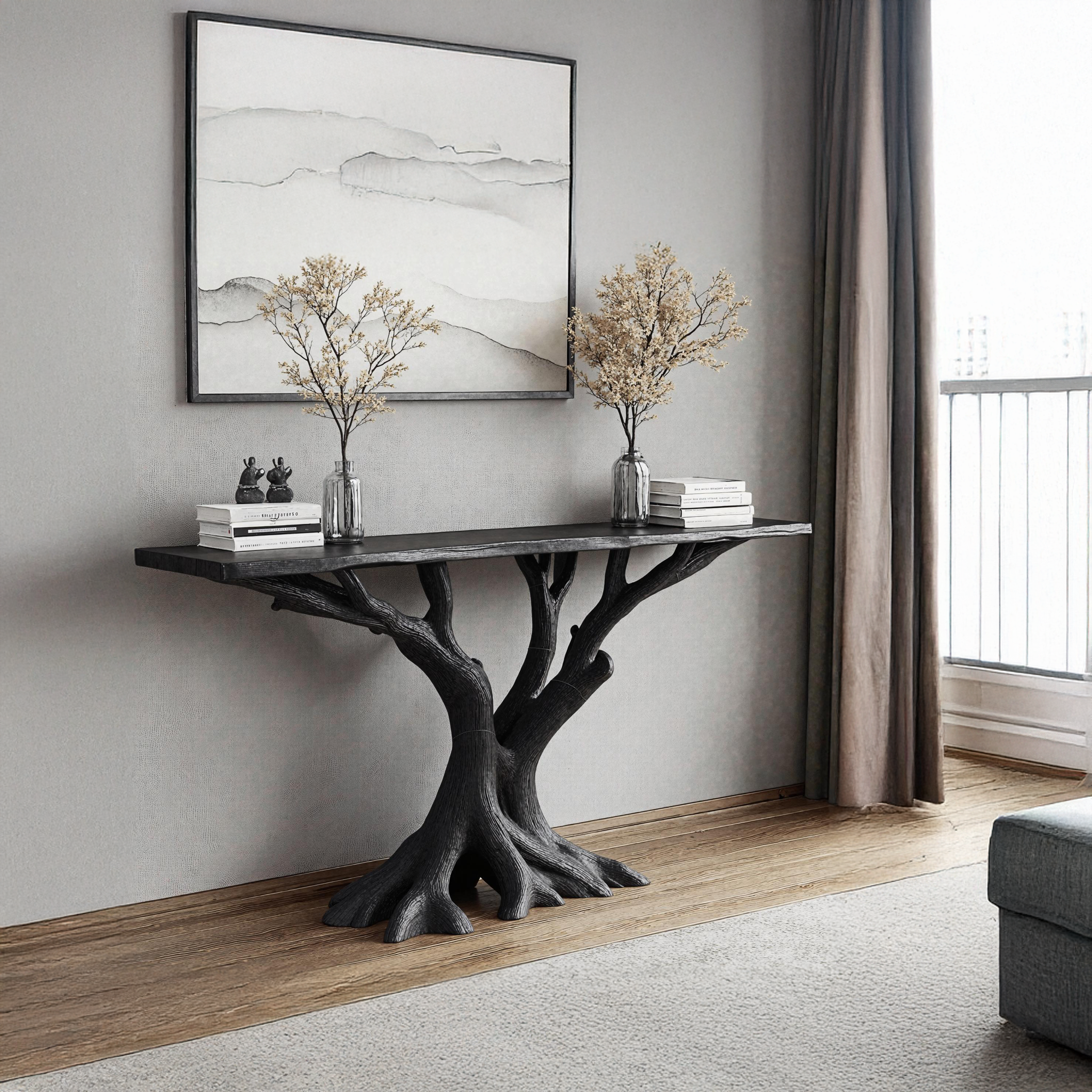 Versatile Wood Console Table For Your Entryway Storage Needs SILDTCS190