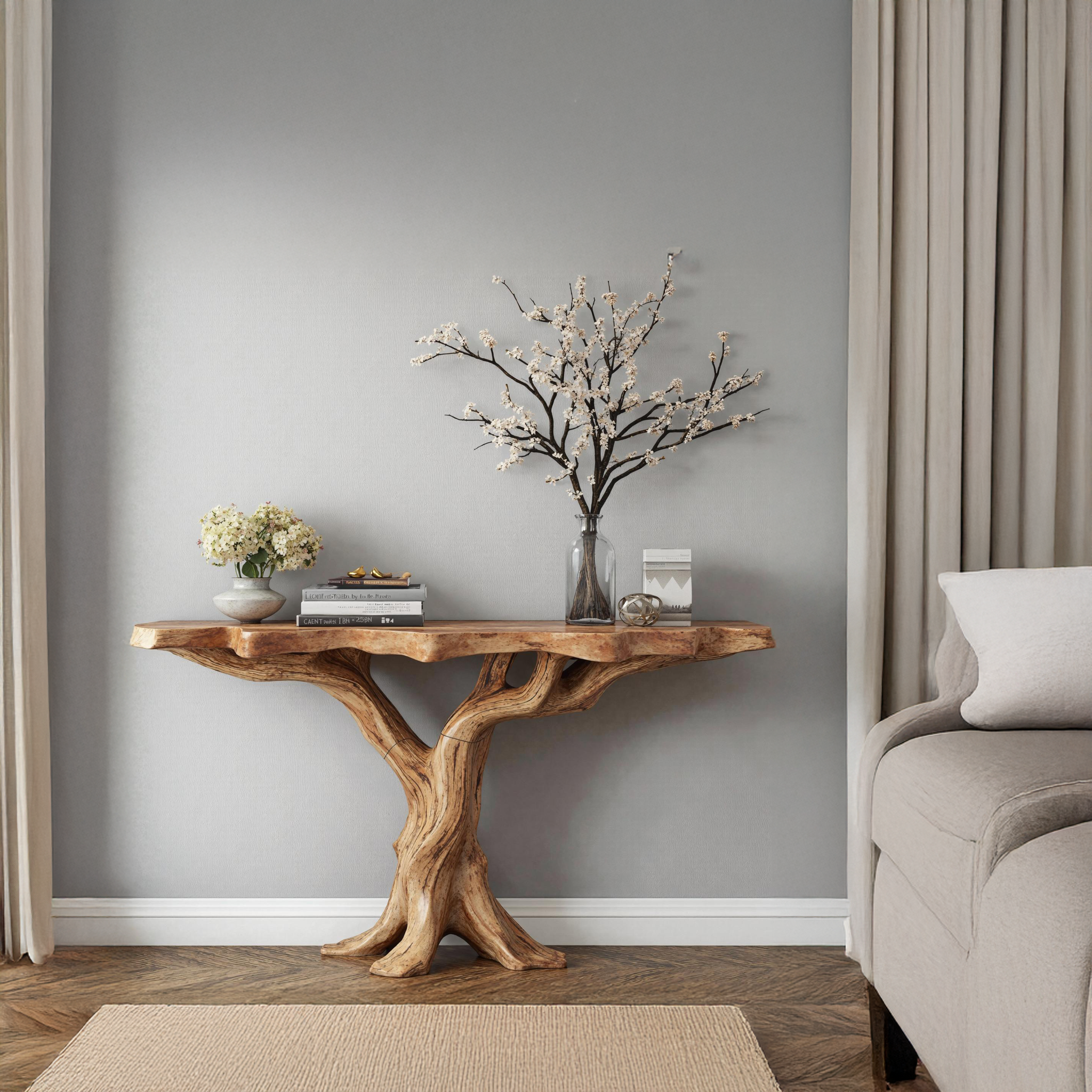 Functional Wood Console Table For Versatile Home Decor SILDTCS196