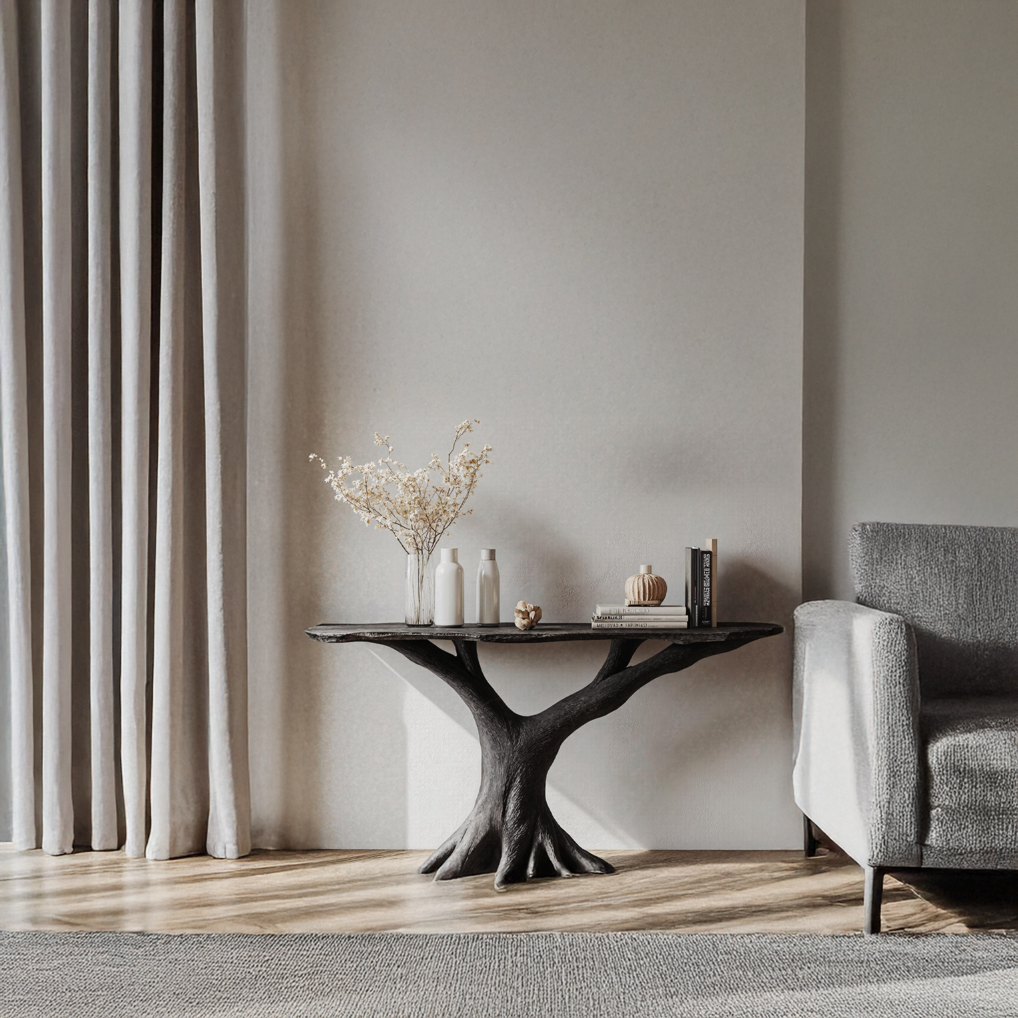 Rustic Farmhouse Wood Console Table For A Functional Entryway Design SILDTCS182