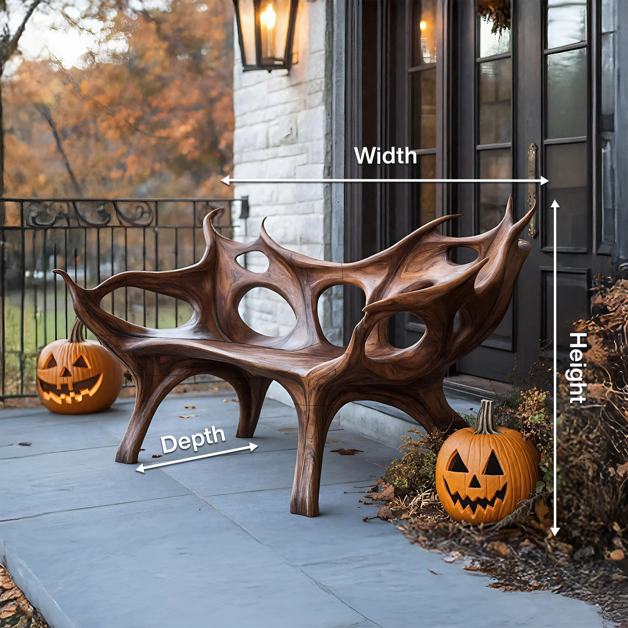 Mid Century Halloween Patio Chair For Unique Halloween Home Decor SILDTTNHOB004