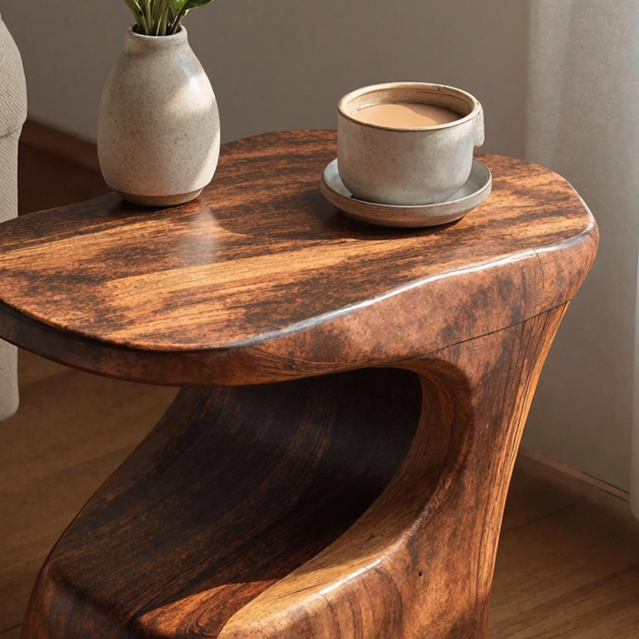 Mid Century Wooden End Table For Stylish Living Room SILDTEN119