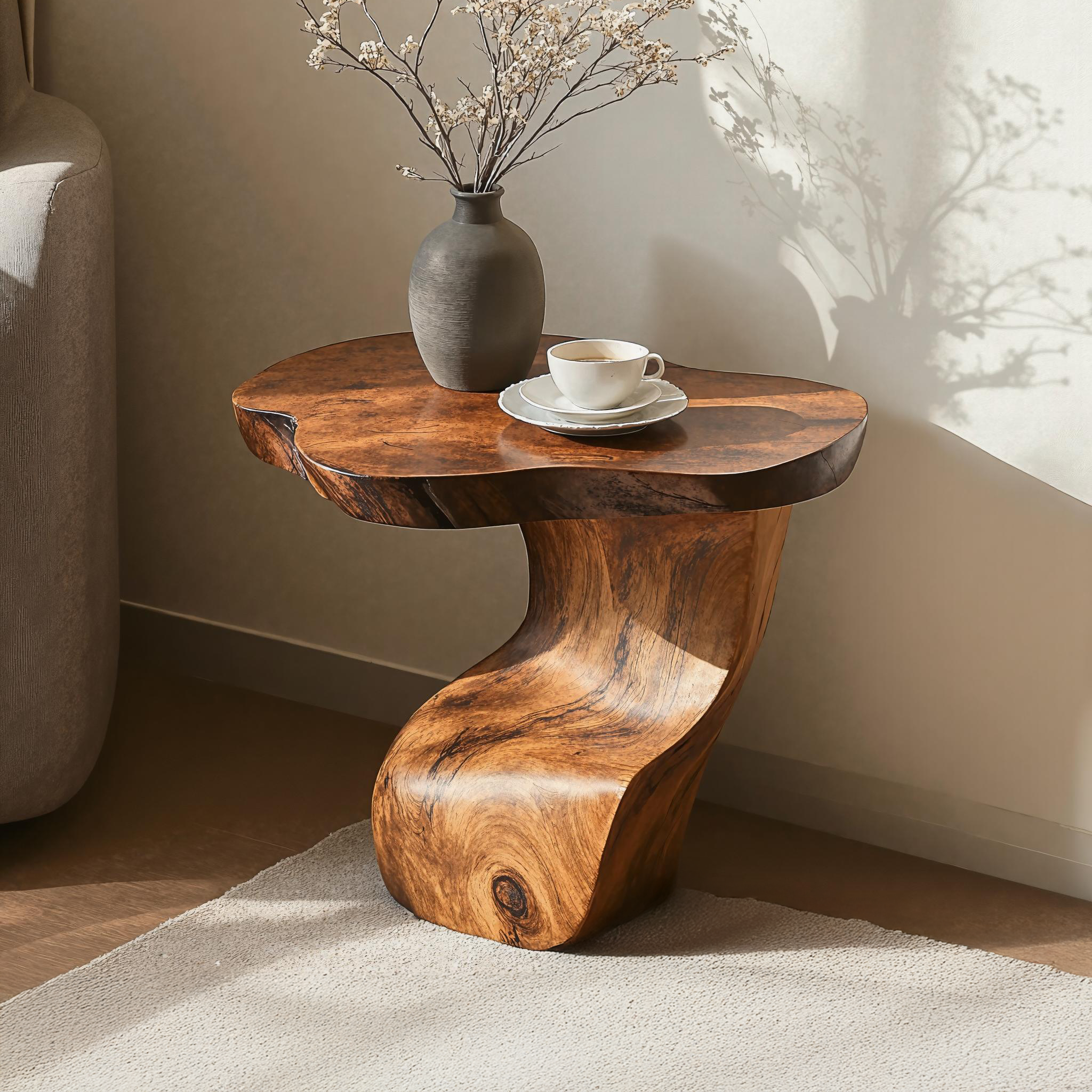 Modern Wood End Table For A Functional And Stylish Living Area SILDTEN117
