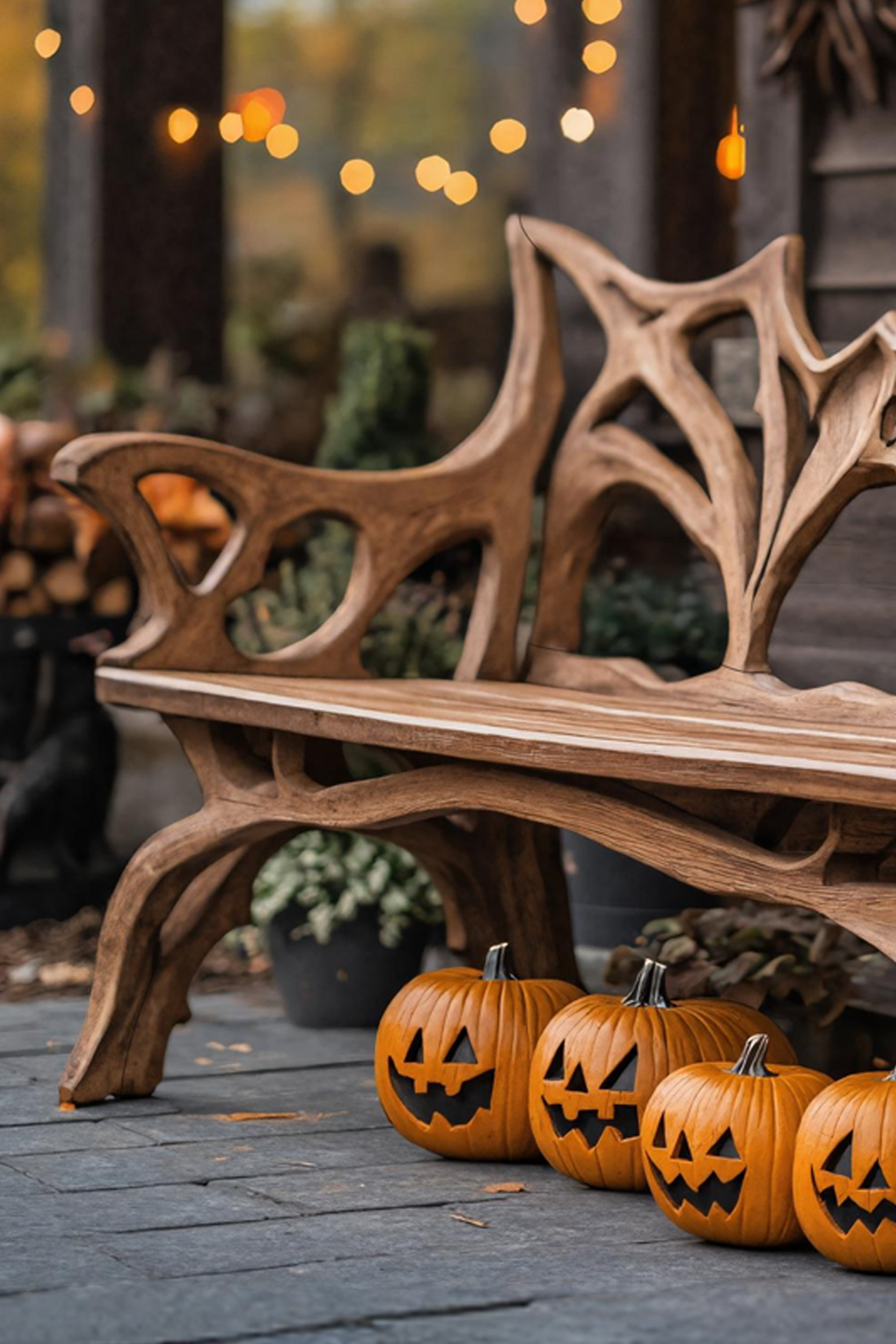 Farmhouse Live Edge Outdoor Bench For Country Style Outdoor Design SILDTTNHOB027