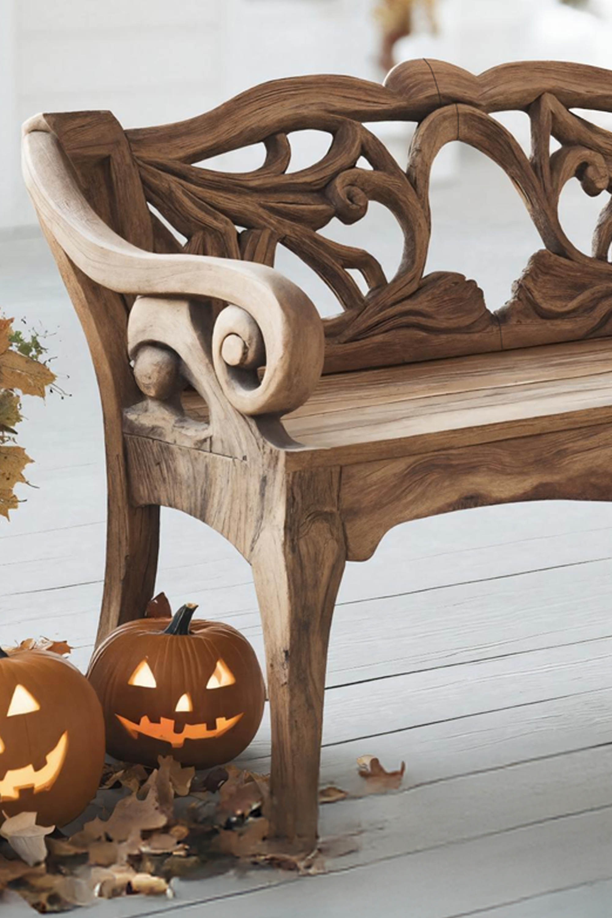 Handcrafted Live Edge Outdoor Bench For Patio And Outdoor Decor SILDTTNHOB025