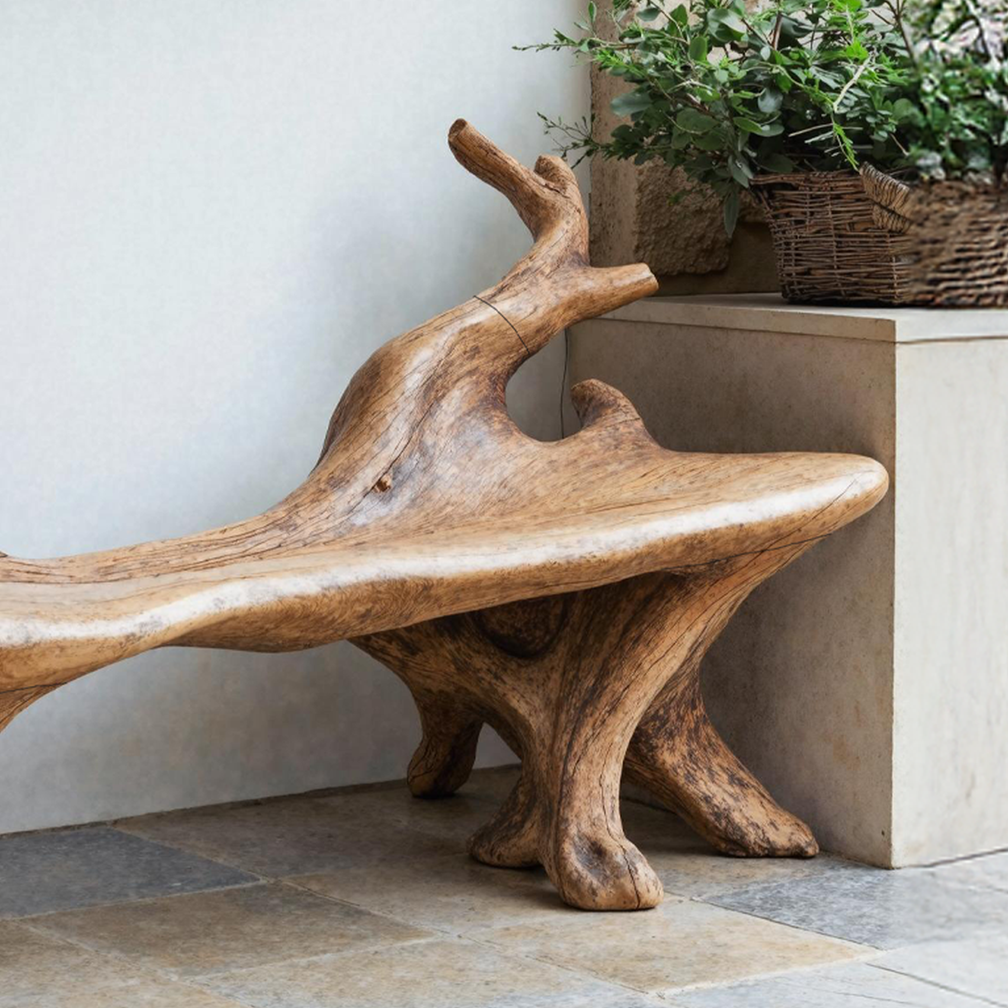 Farmhouse Wooden Bench For Cozy Living Room Accents SILDTBRB005