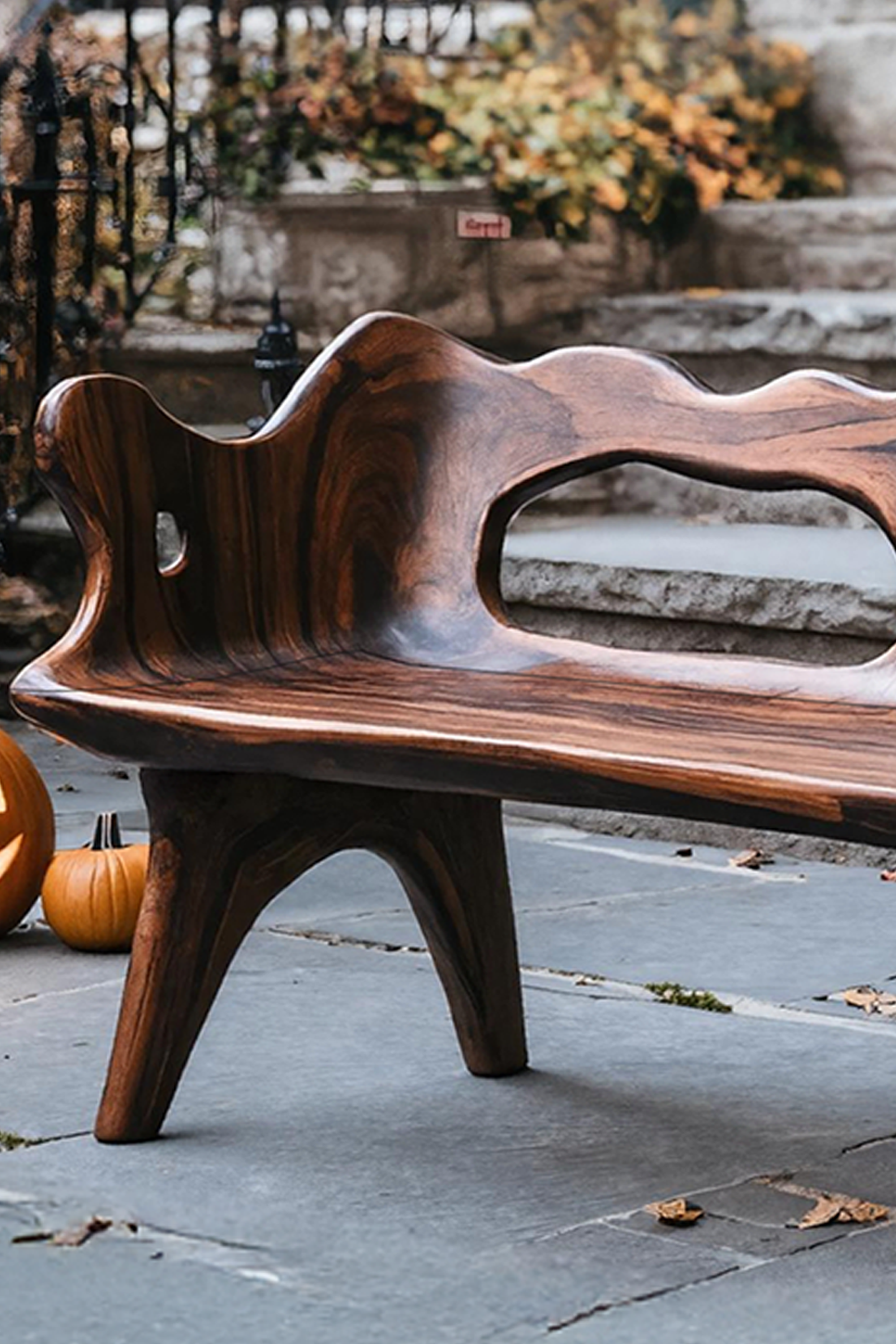 Rustic Halloween Patio Chair For Festive Outdoor Furniture Decor SILDTTNHOB009