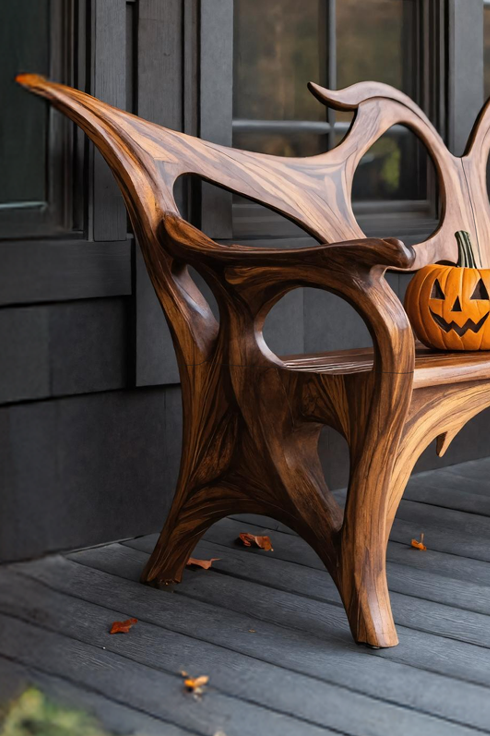 Farmhouse Halloween Patio Chair For Outdoor Halloween Decorations SILDTTNHOB033