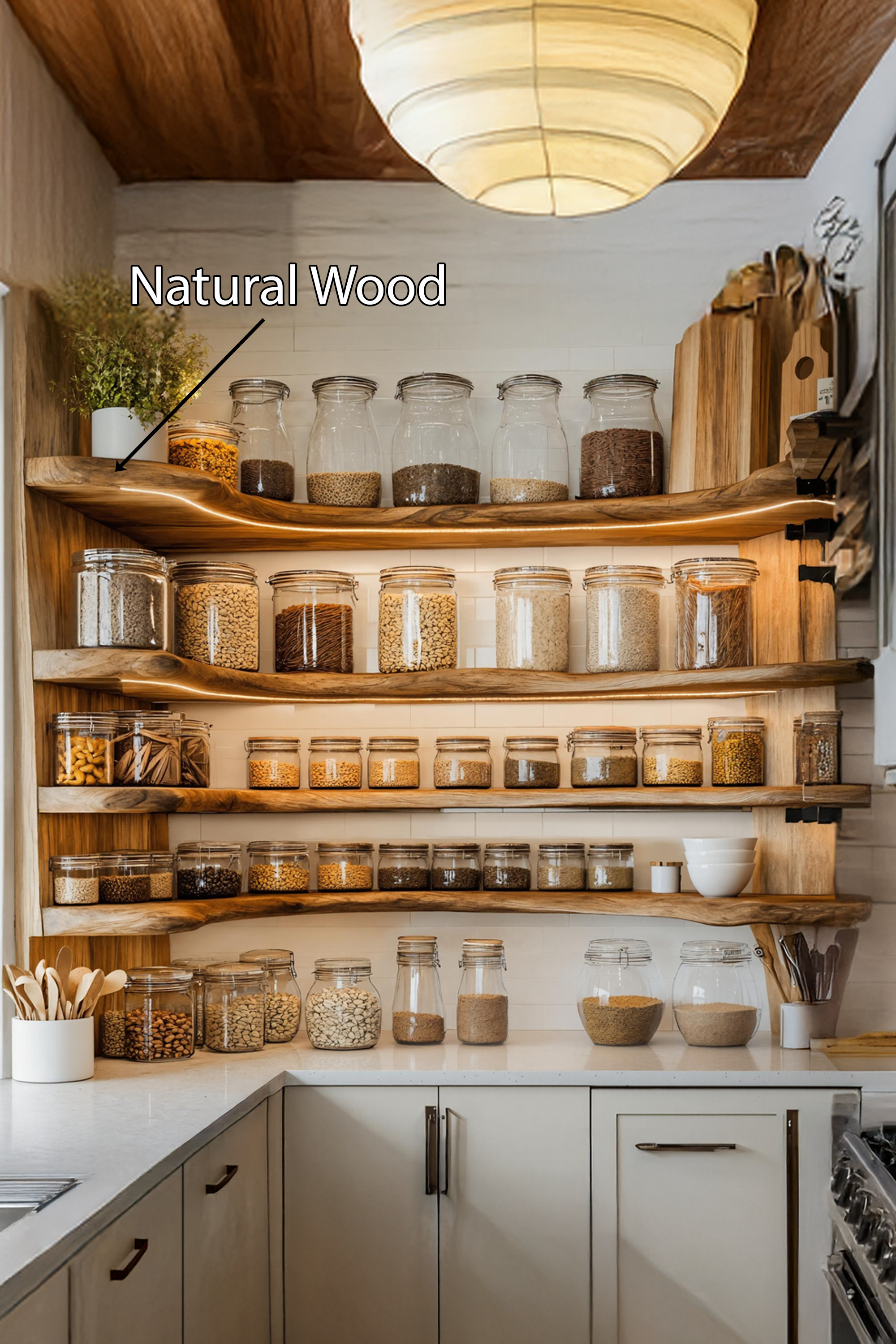Rustic Kitchen Cabinet Spice Organizer For Furniture Decor SILDTTNSRS005