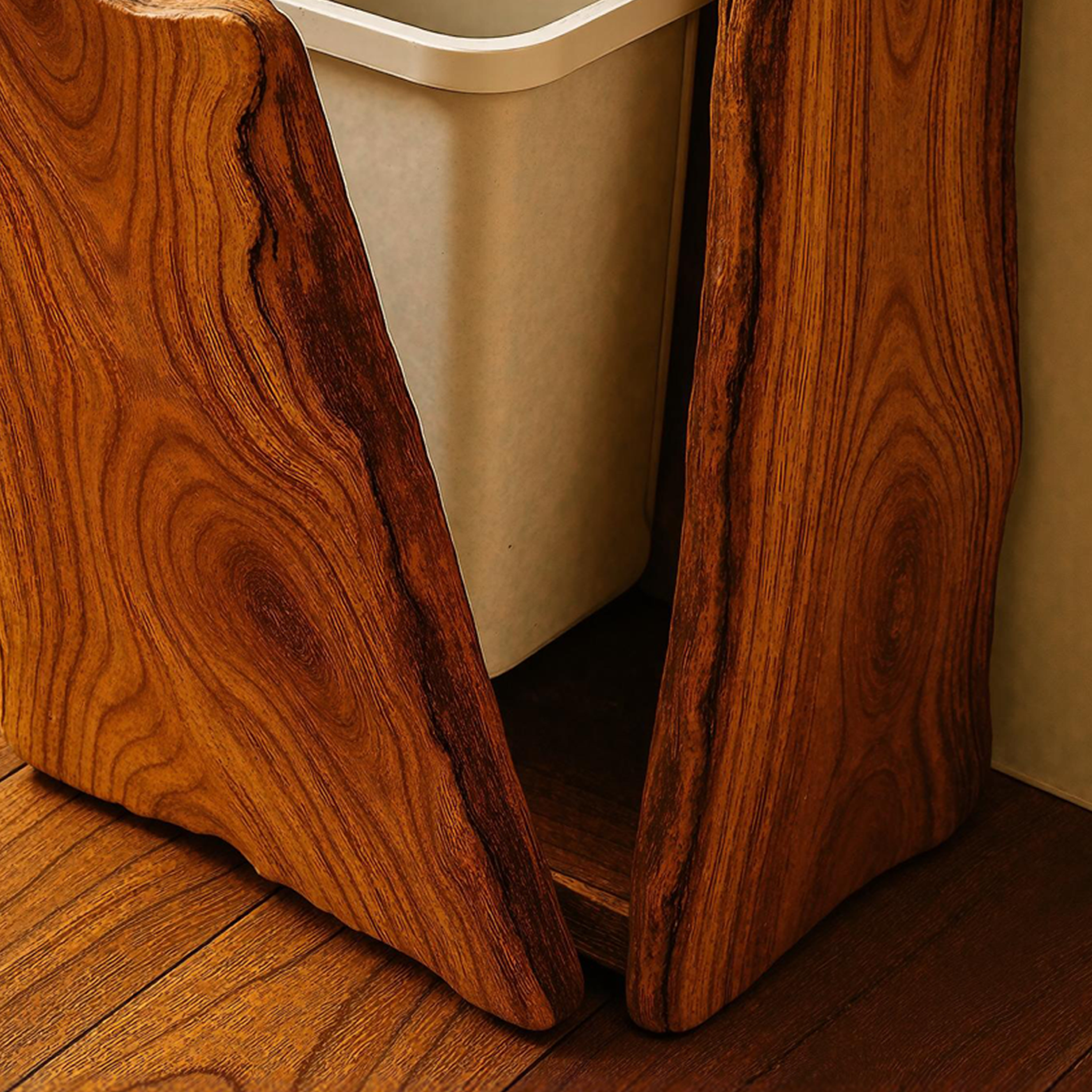 Mid Century Kitchen Tilt Out Trash Container With Hidden Style SILDTTRB004