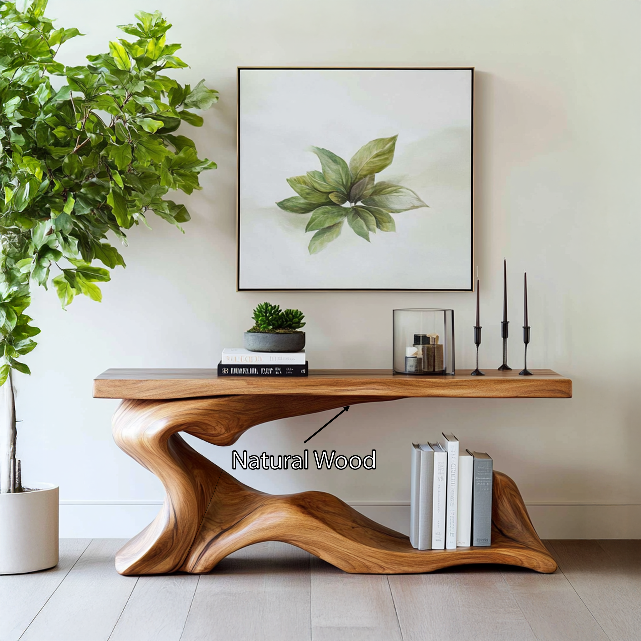 Rustic Live Edge Desk Entryway Design SILDTTRCS236