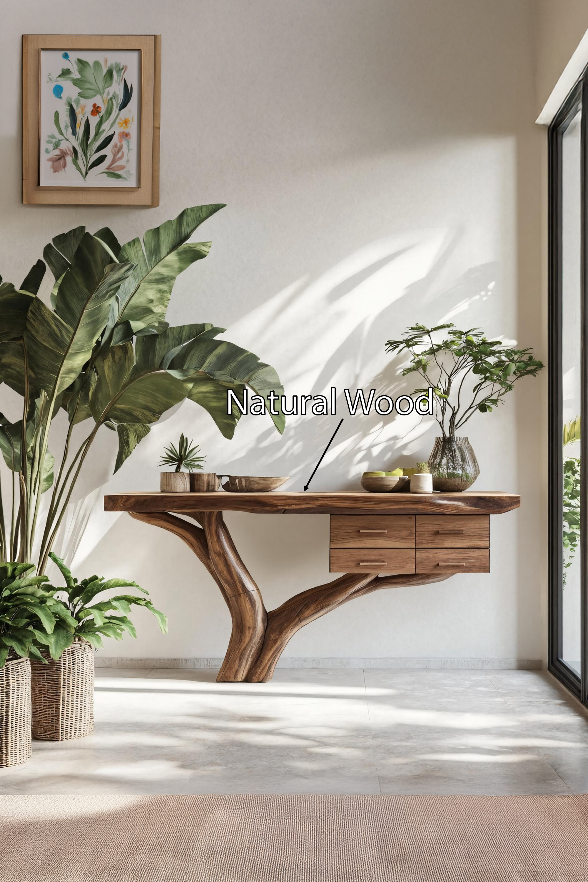 Farmhouse Solid Wood Dressing Table For Furniture Decor Country SILDTTRCS010