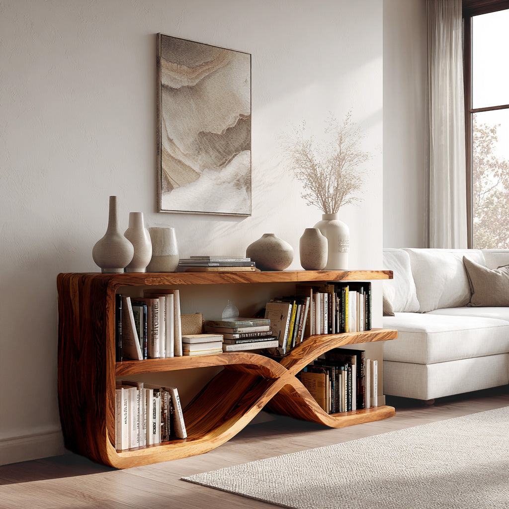 Modern Wooden Console Table For Living Room RTTHHNCS001