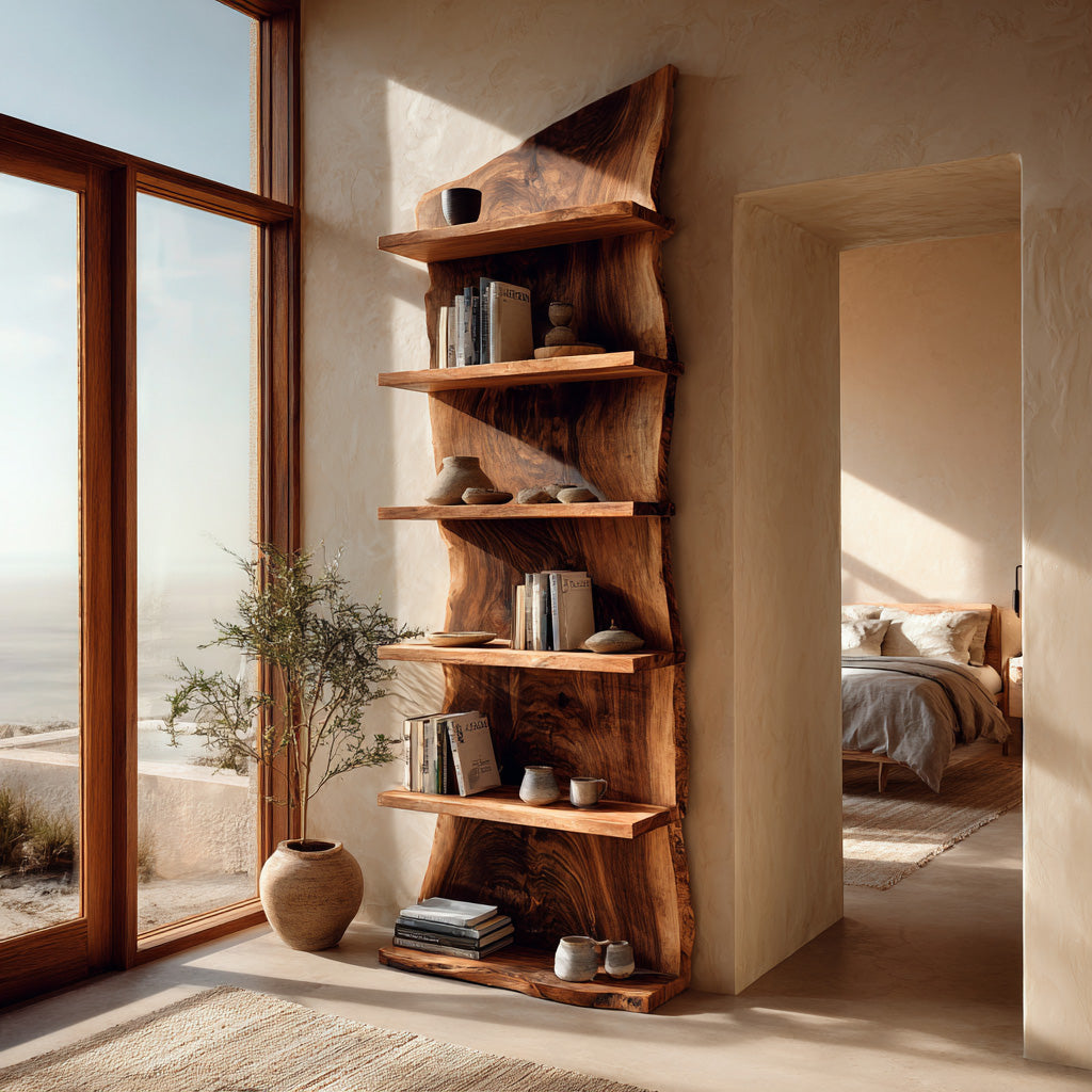 Modern Wooden Standing Shelf For Home Decor RTTHHNSS006