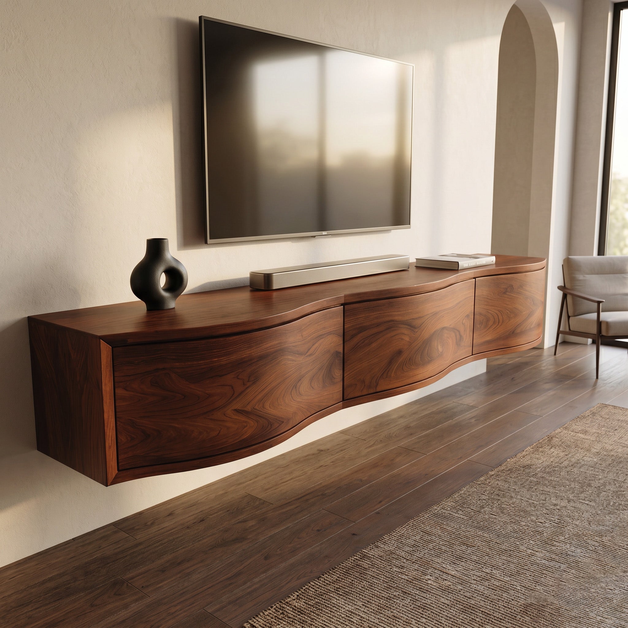 Modern Floating TV Shelf For Holiday Decoration SITHHNCM002