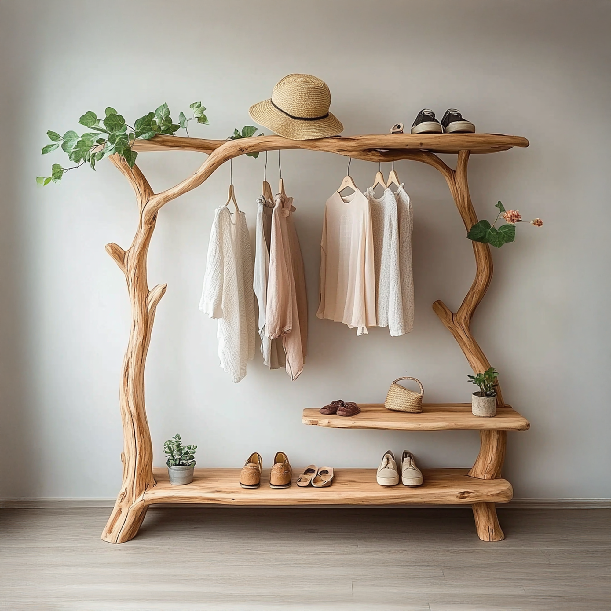 Free Standing Clothes Rack Home Decor Office Decor Gifts SINLTB152