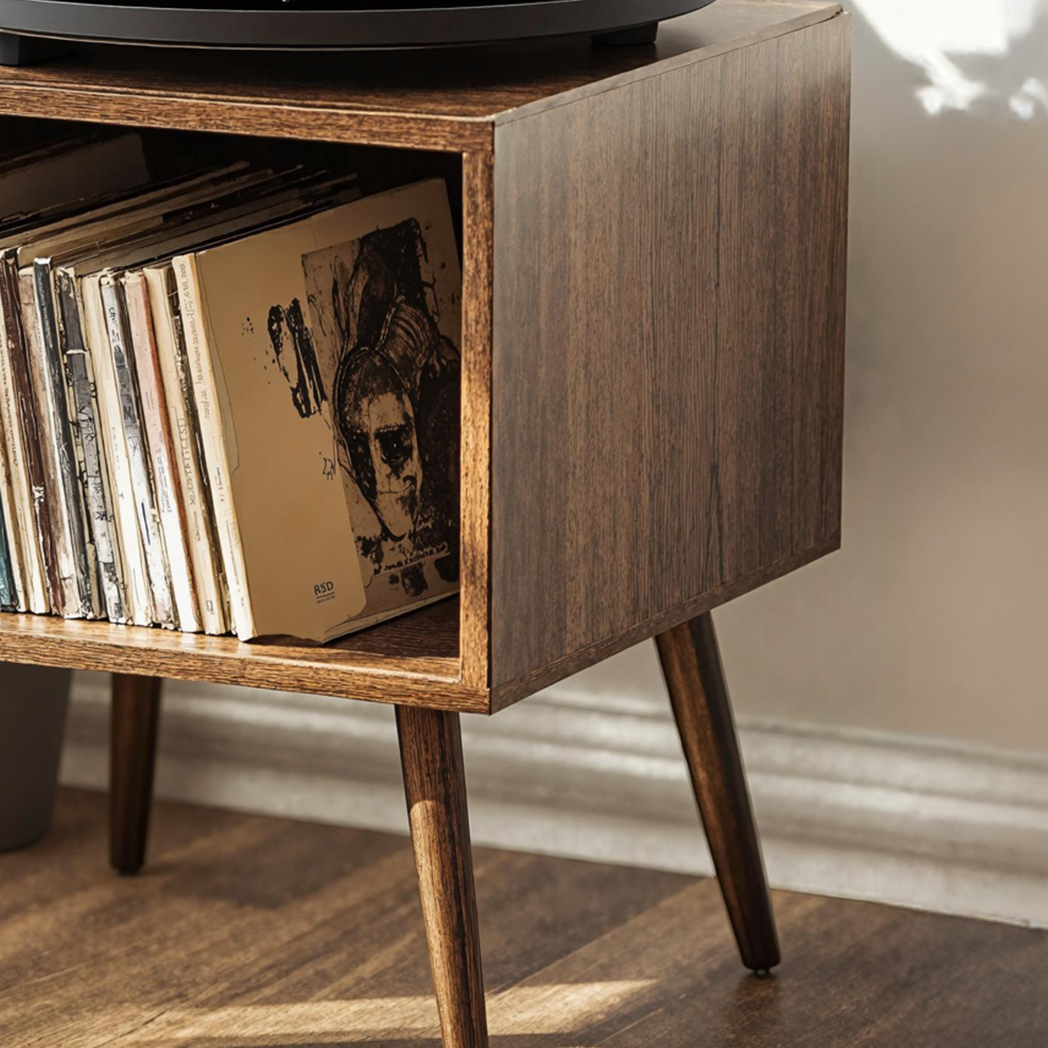 Versatile Record Player Stand For Music Lovers, Living Room, Bedroom SILDTRPT007