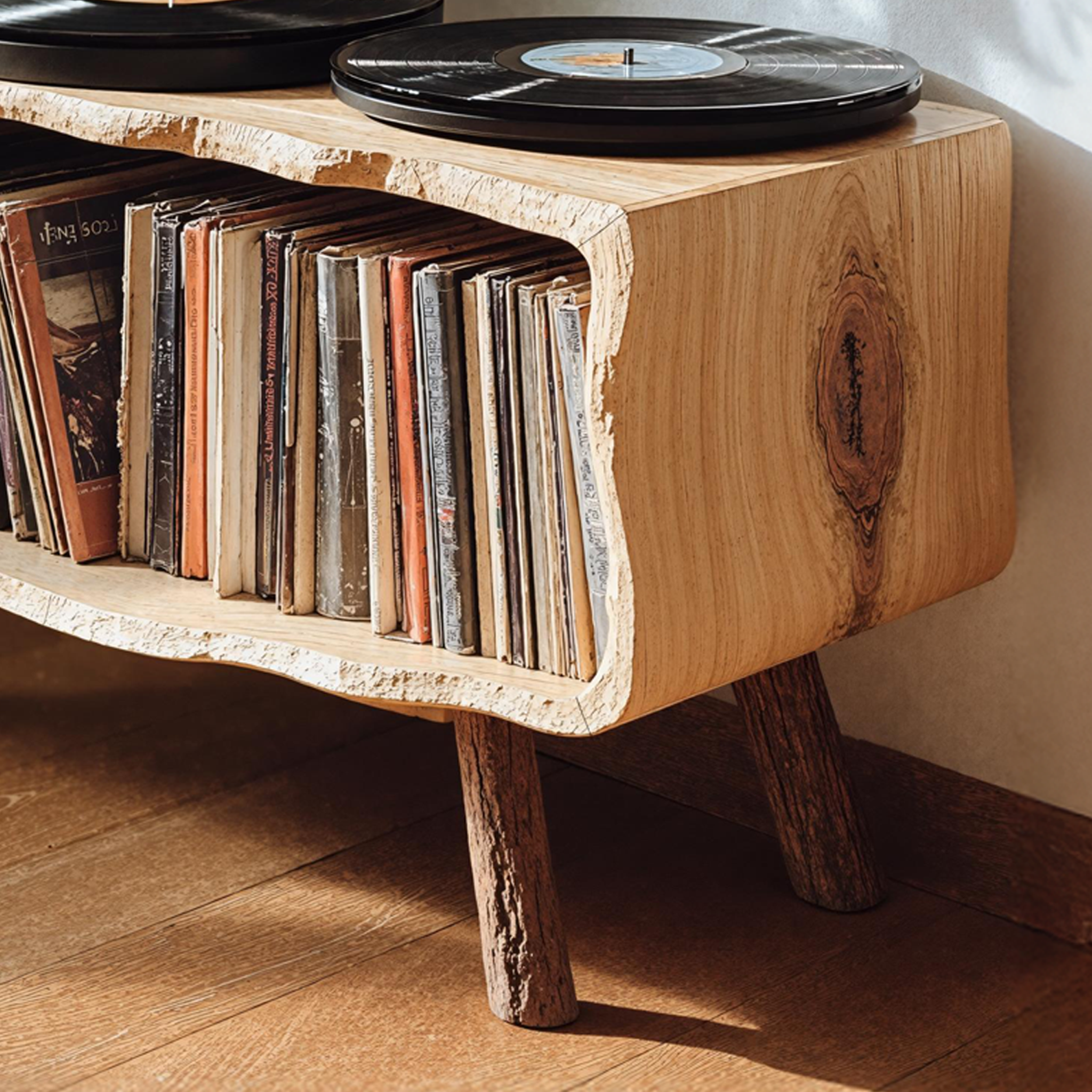 Stylish Record Player Stand For Living Room, Bedroom, Office SILDTRPT001