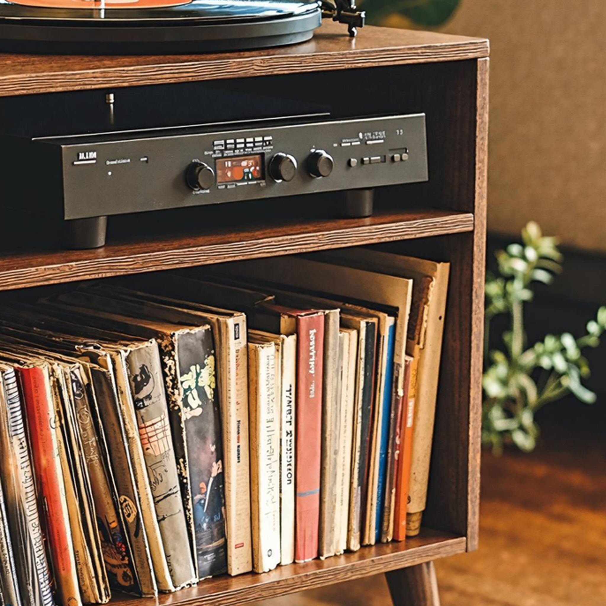 Practical Record Player Stand For Living Room, Bedroom, Office, Hallway SILDTRPT009