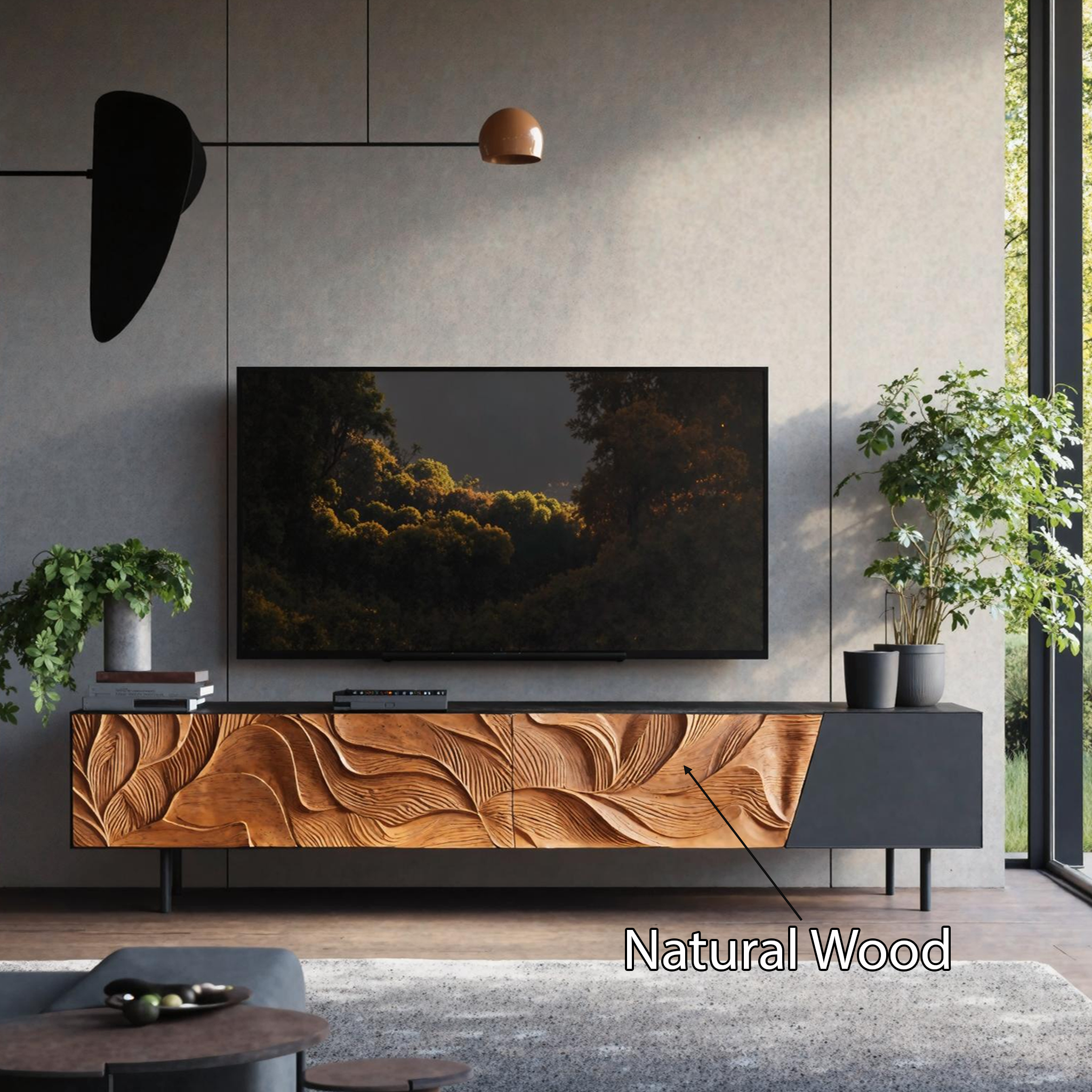 Mid Century TV Cabinet For Furniture Decor SILDTTNTVC045