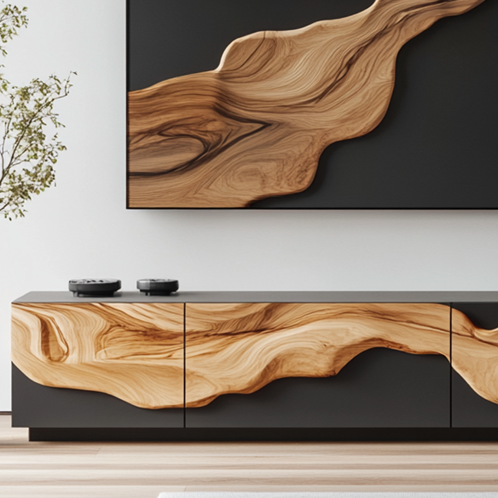 Farmhouse TV Console For Living Room Furniture Decor SILDTTRTVC048