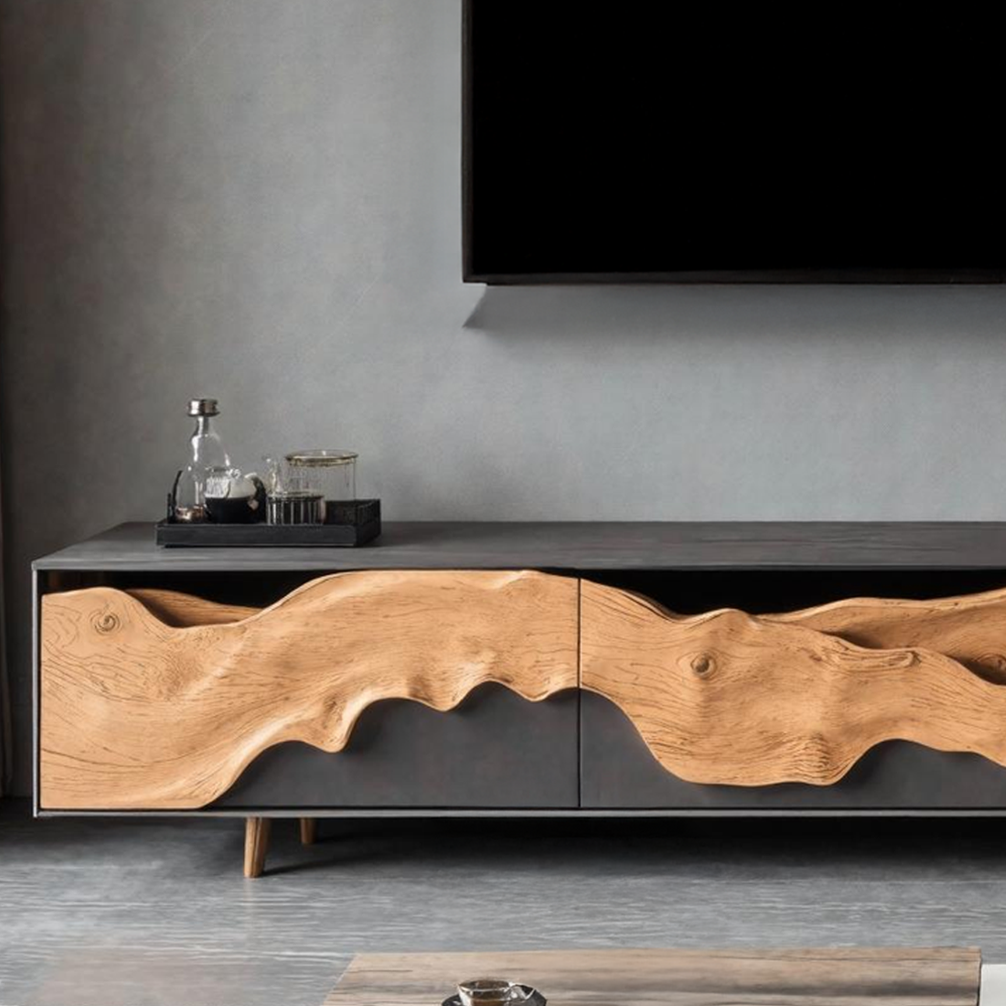 Rustic Style TV Cabinet For Furniture Lovers SILDTTNTVC031