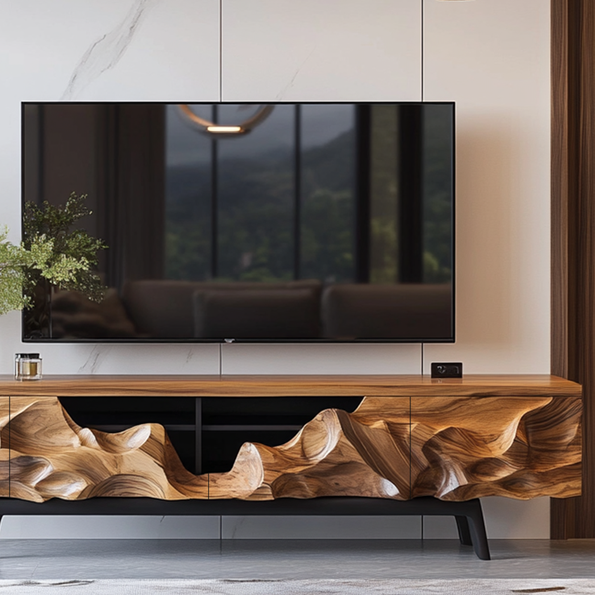 Farmhouse Style TV Cabinet For Living Room Decor SILDTTRTVC055
